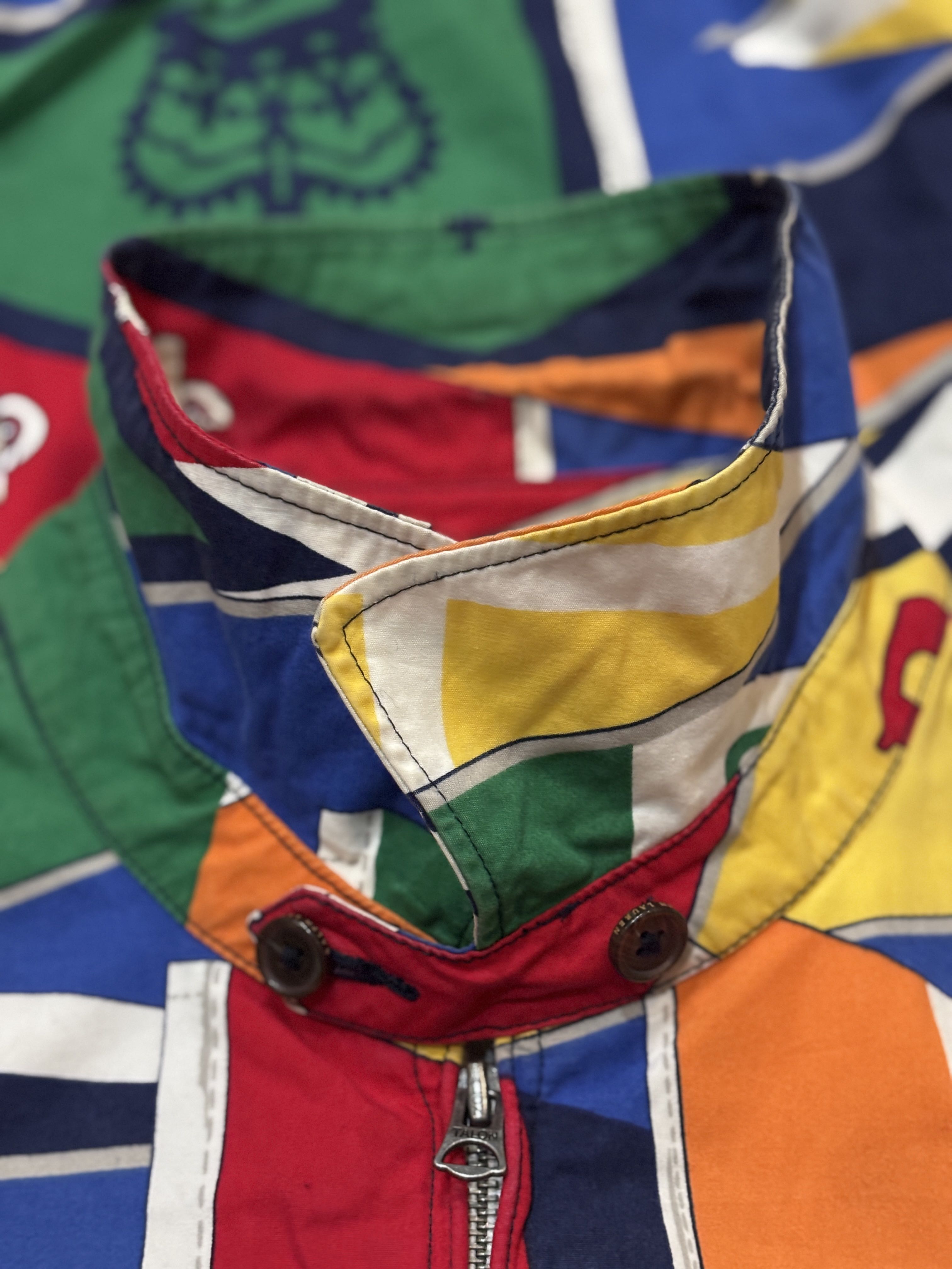 Polo Ralph Lauren Medium Bayport Jacket Burgee Regatta Flags RRL Yacht Sailing - 5