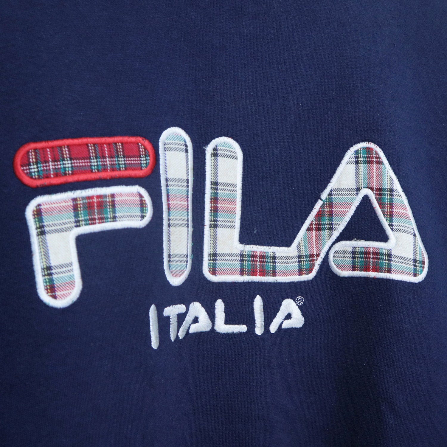 Vintage 90s FILA Italia Big Logo Sweater Sweatshirt Pullover Jumper - 2