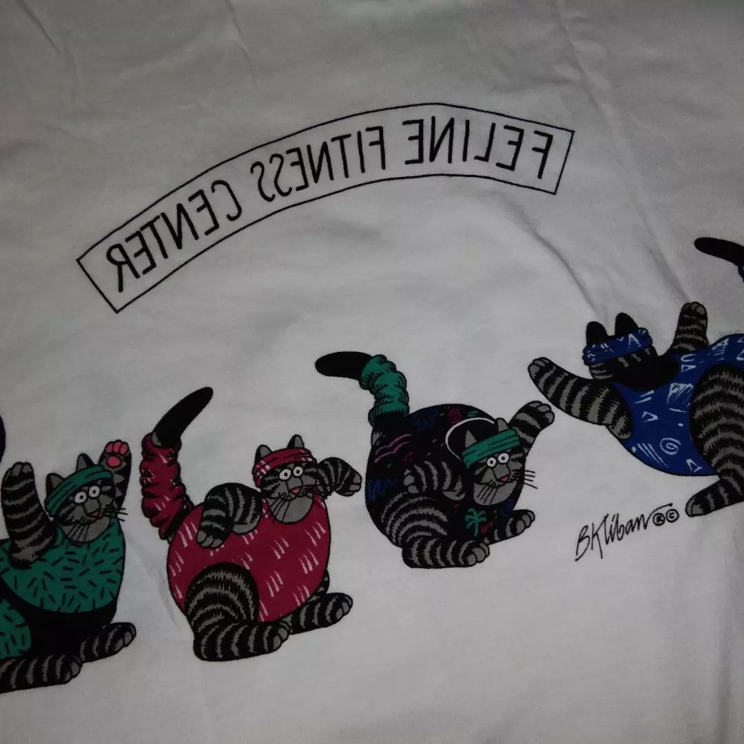 Vintage - VTG 90s Kliban Cat tshirt Art - 4