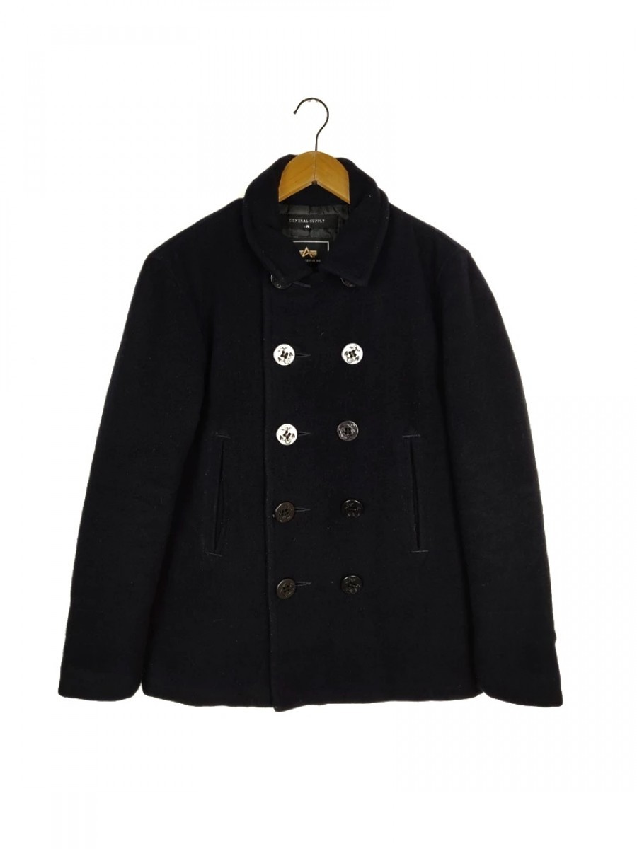 Alpha Industries - General Supply Double Breast Peacoat Heavy Outerwear Jacket - 1