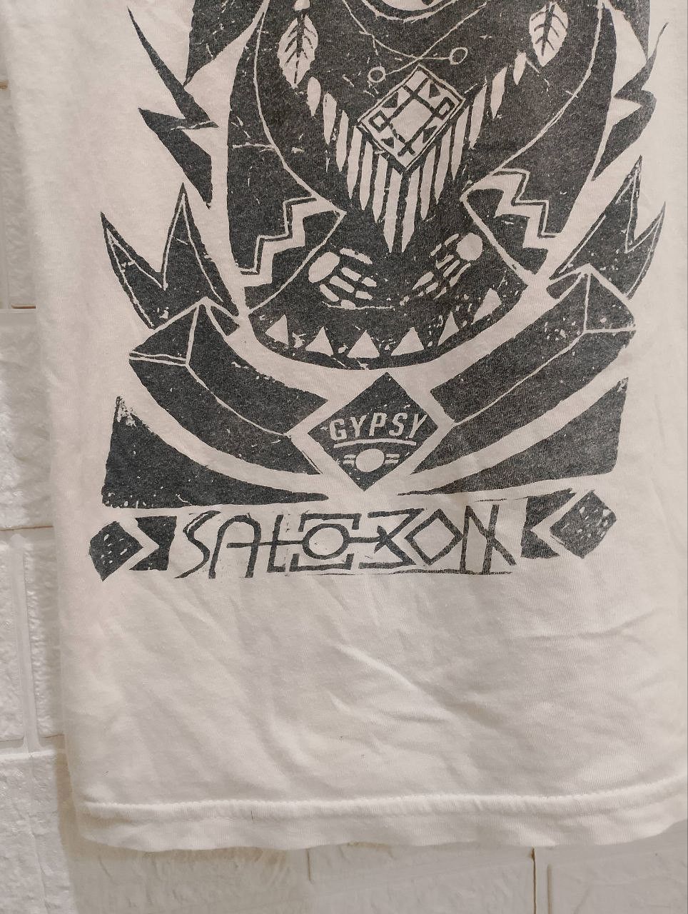 Sportswear - SALOMON Snowboard Made in U.S.A Indian Skull Gypsy Tee - 5