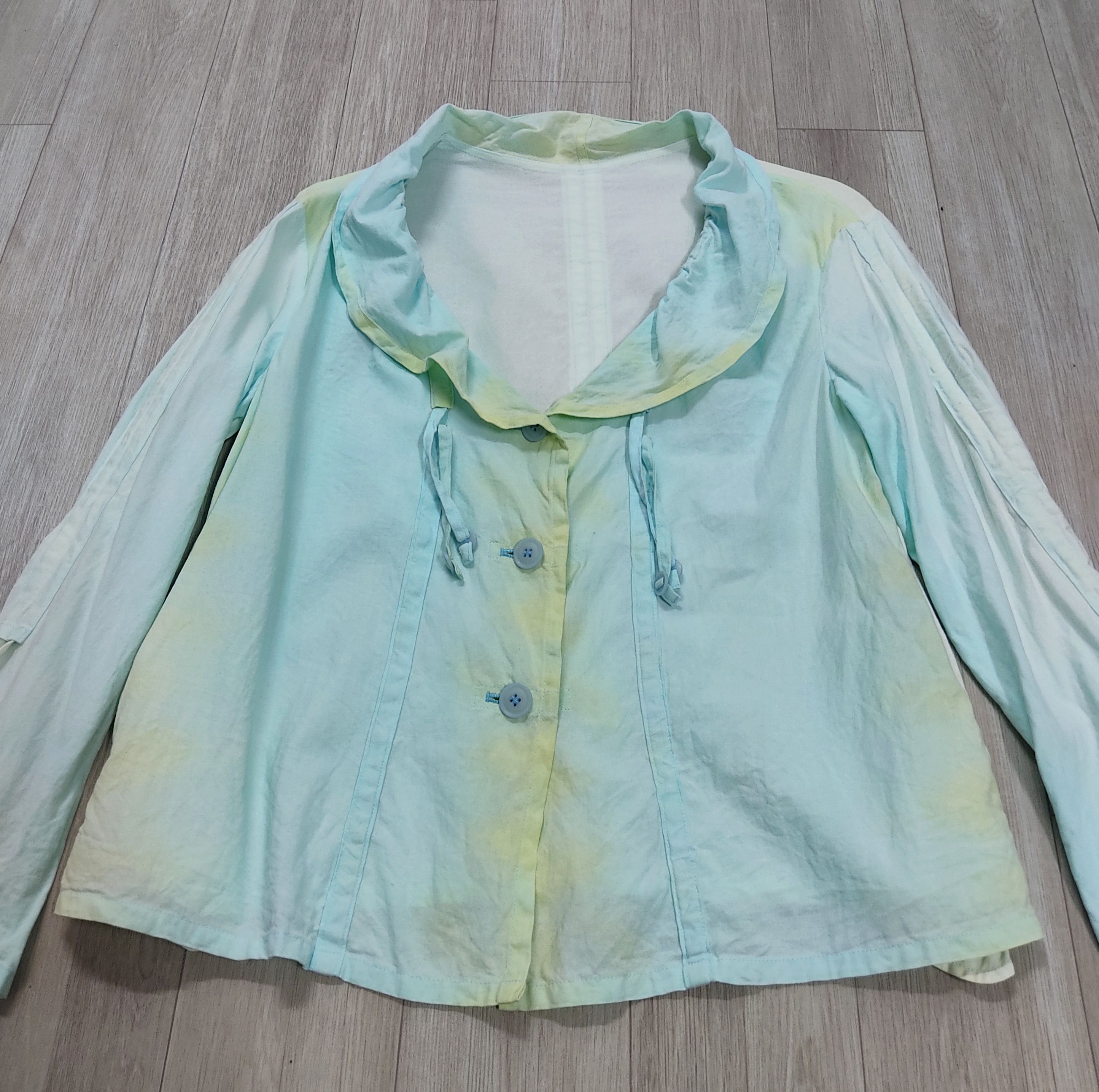 Issey Miyake HEART HAAT Pastel Tie-dyed Light Blouson - 5