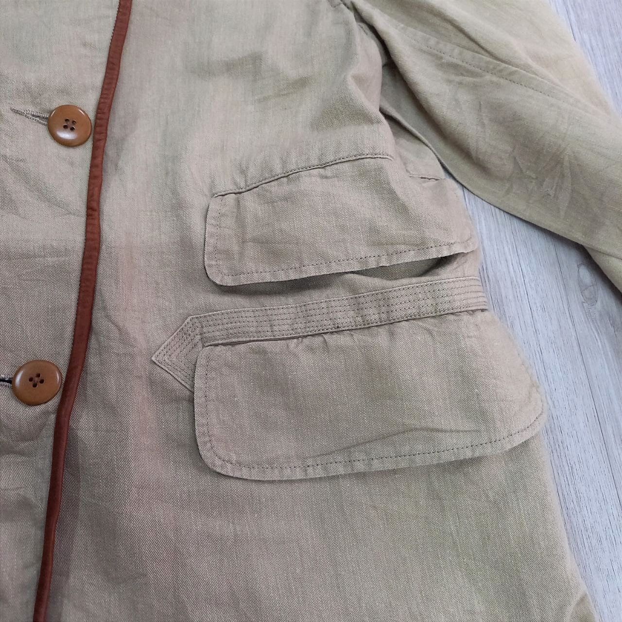 Vintage KAPITAL Hemp Chino Cross P-Coat Jacket - 17