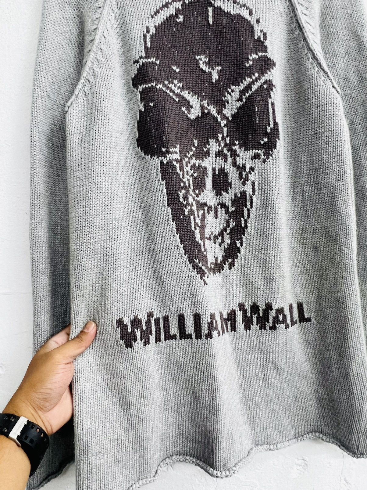 Designer - William Wall Cotton Knit Skulls - 9