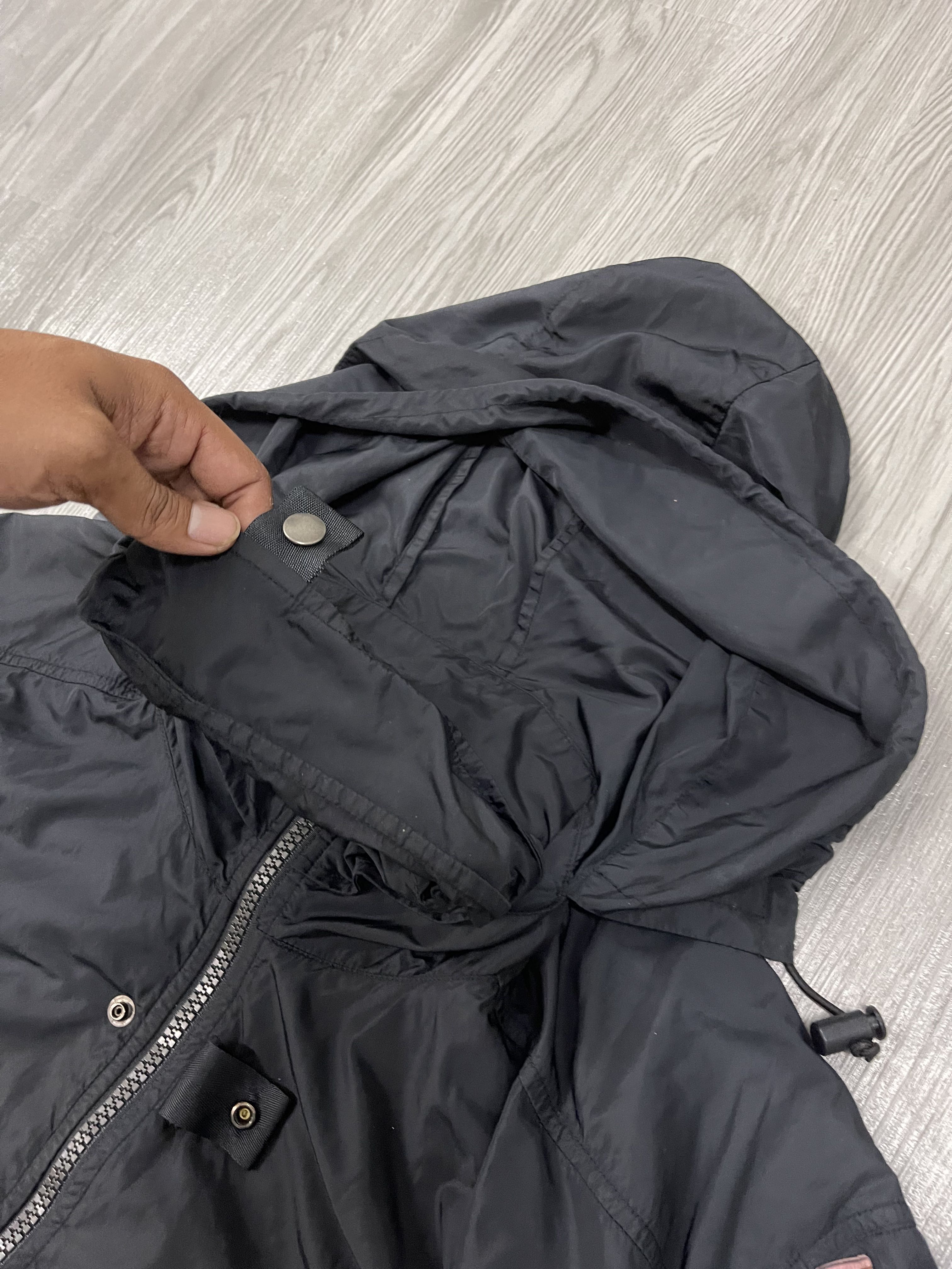 A/W 1997 Issey Miyake Black Tech Nylon Parka Jacket - 14