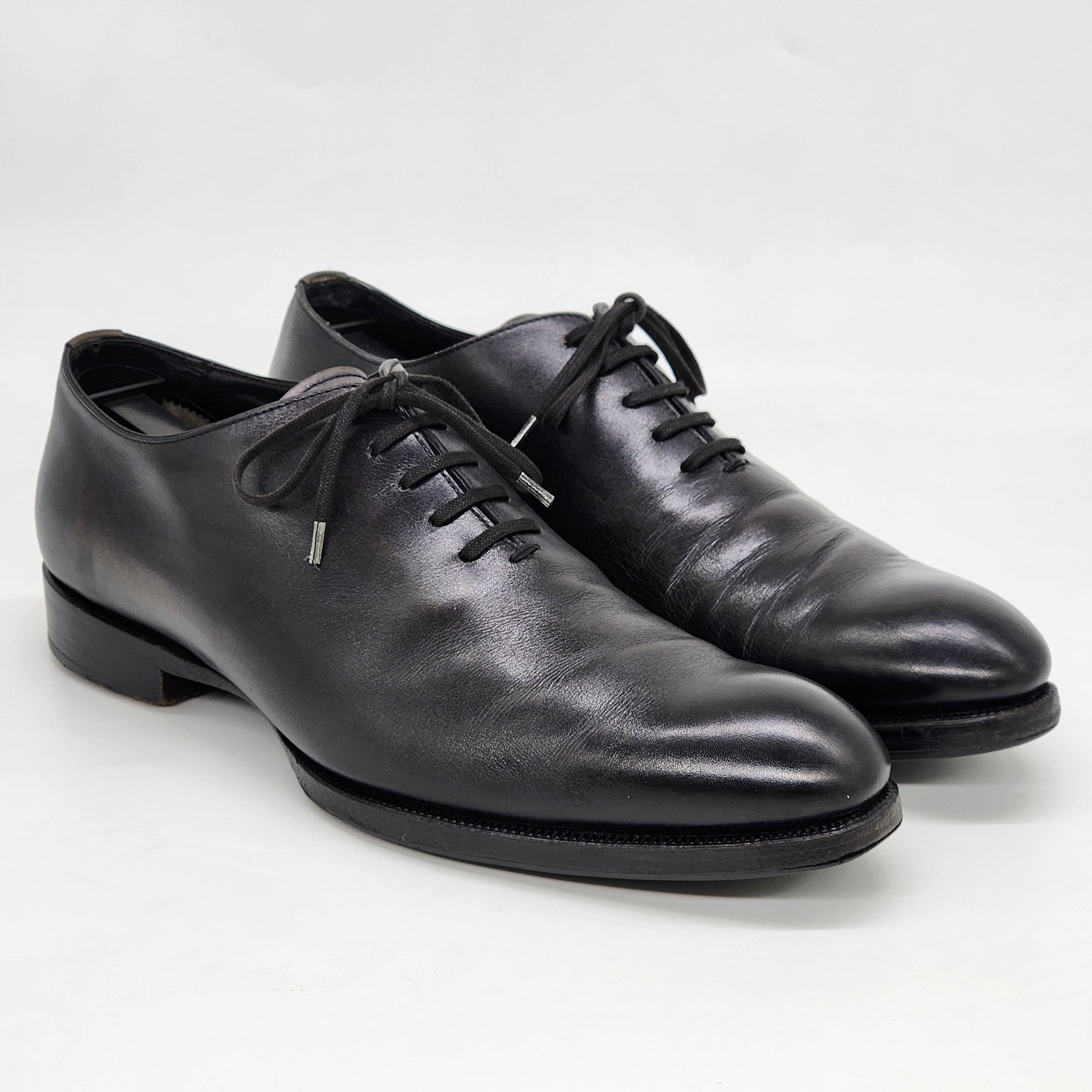 Tom Ford - Elkan Black Leather Whole-cut Oxford Shoes - 1