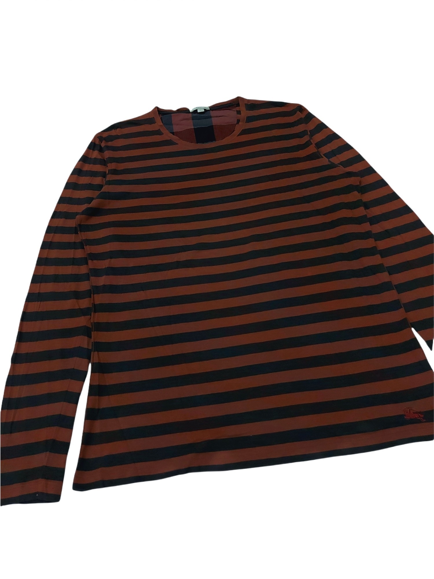 RARE! BURBERRY BRIT STRIPED L/SLEEVE - 4