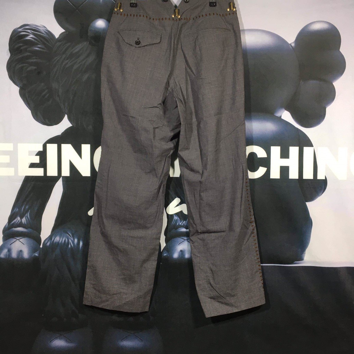 Stitched Heather Trousers - 3