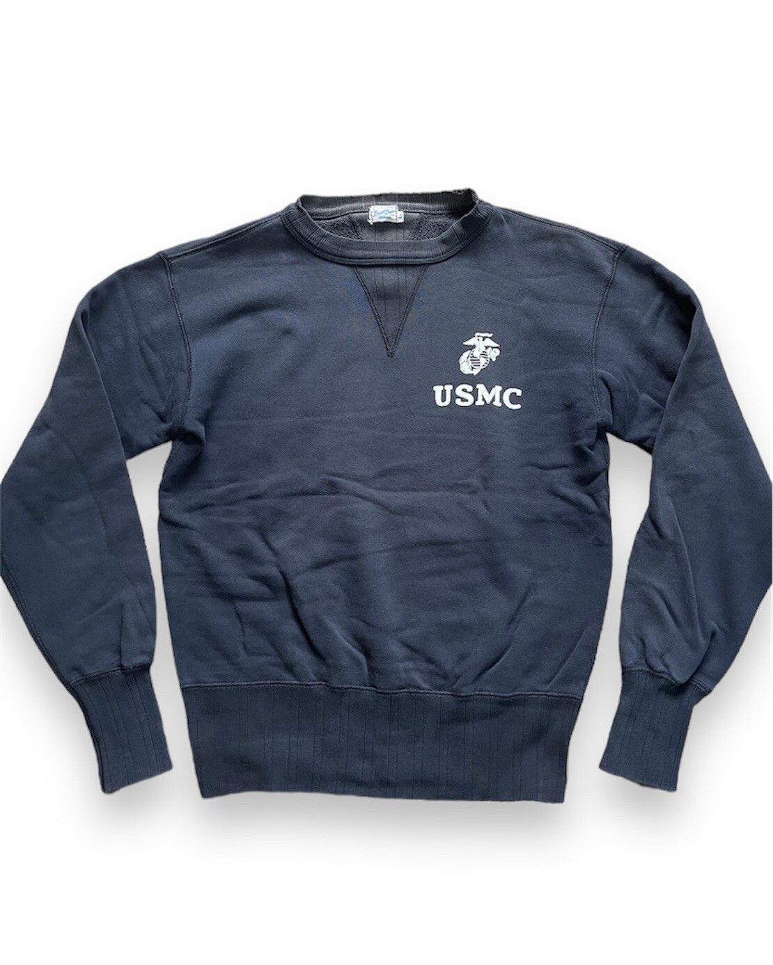 Vintage 1970s USMC Sweater US Marines Sportswear - 1