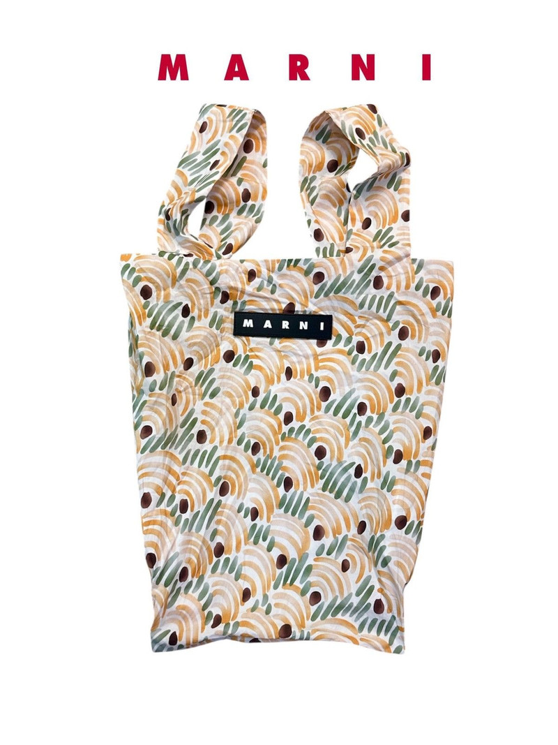 SS21 Marni Abstract Tote Bag (Leather Logo) - 1