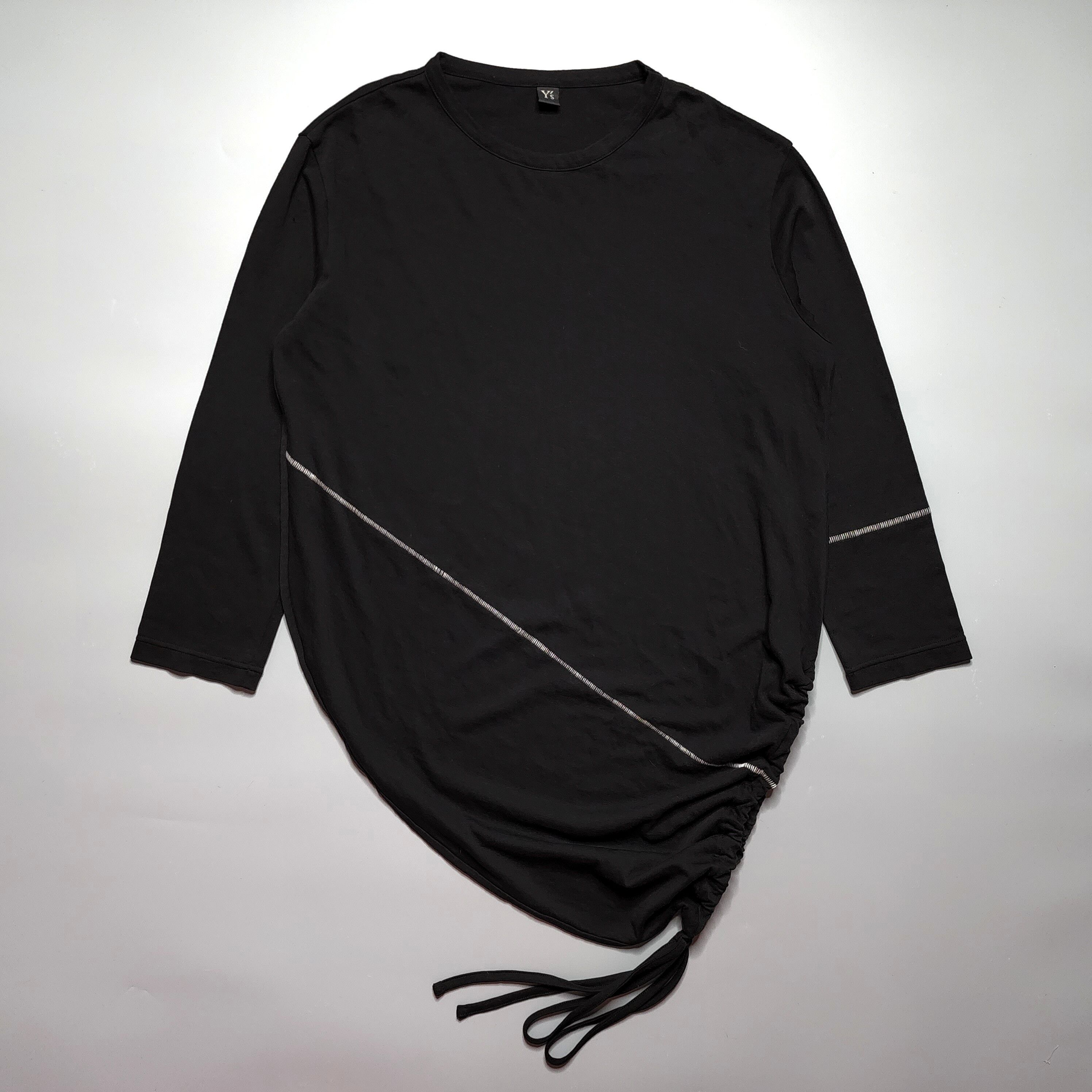 Yohji Yamamoto - Y's Side Drape Embroidery Shirt - 1