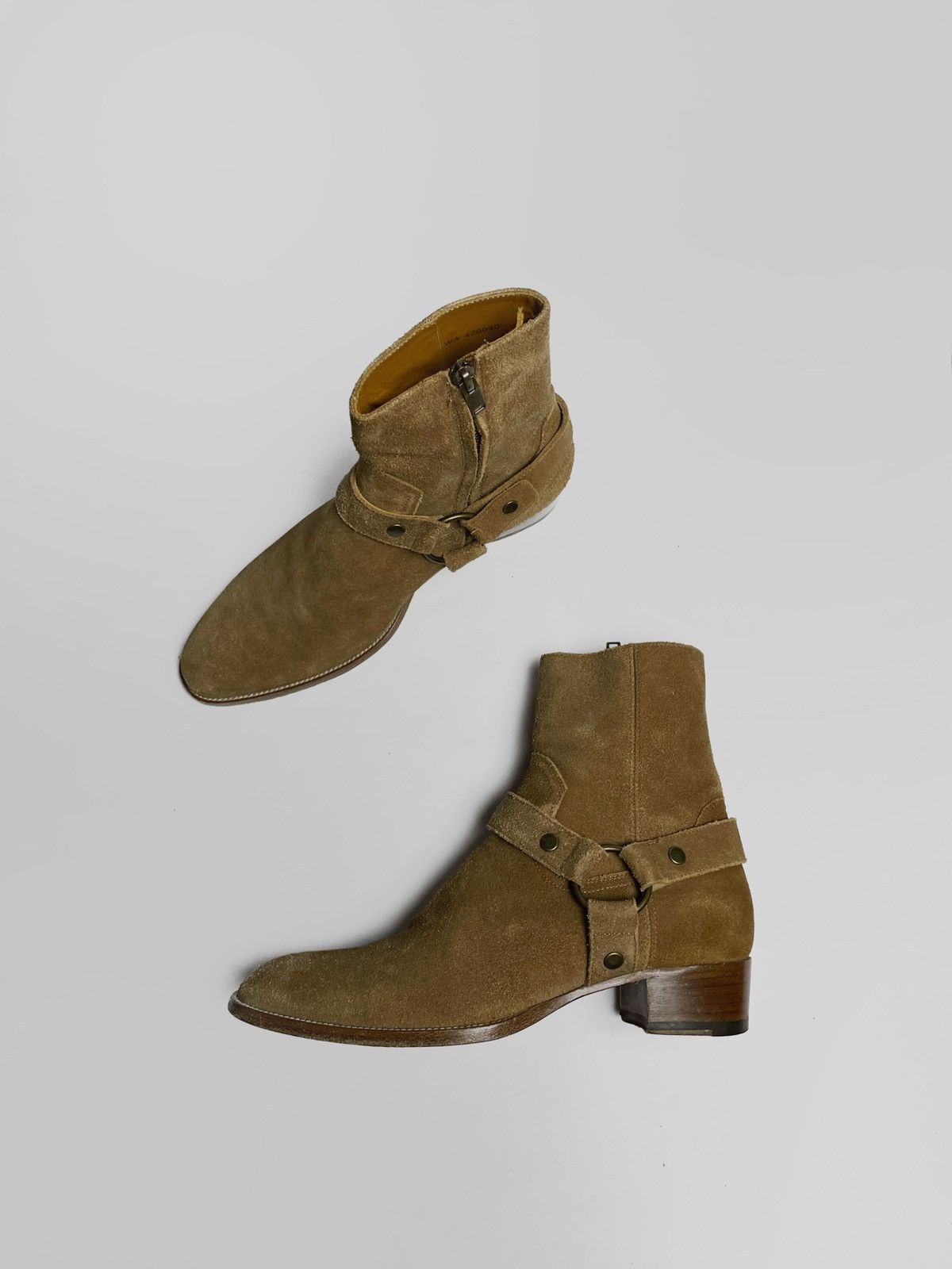 Saint Laurent Paris Suede Wyatt Boots - 2