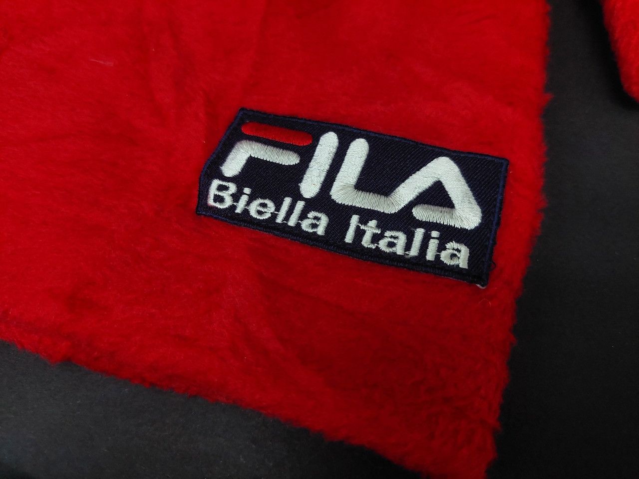 Vintage 1990s Fila Sweatshirt Biella Italia Big Logo - 9
