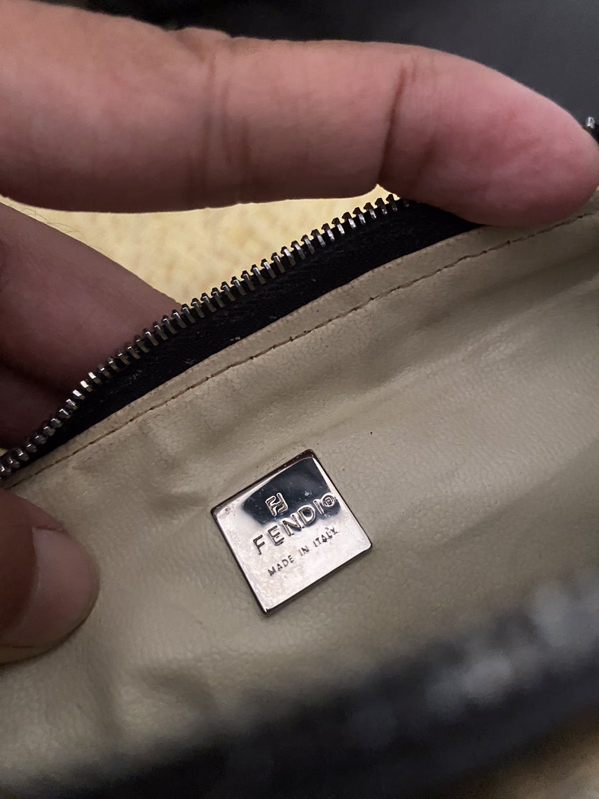 Authentic Fendi FF Zucca Monogram Mini Hand Bag - 15