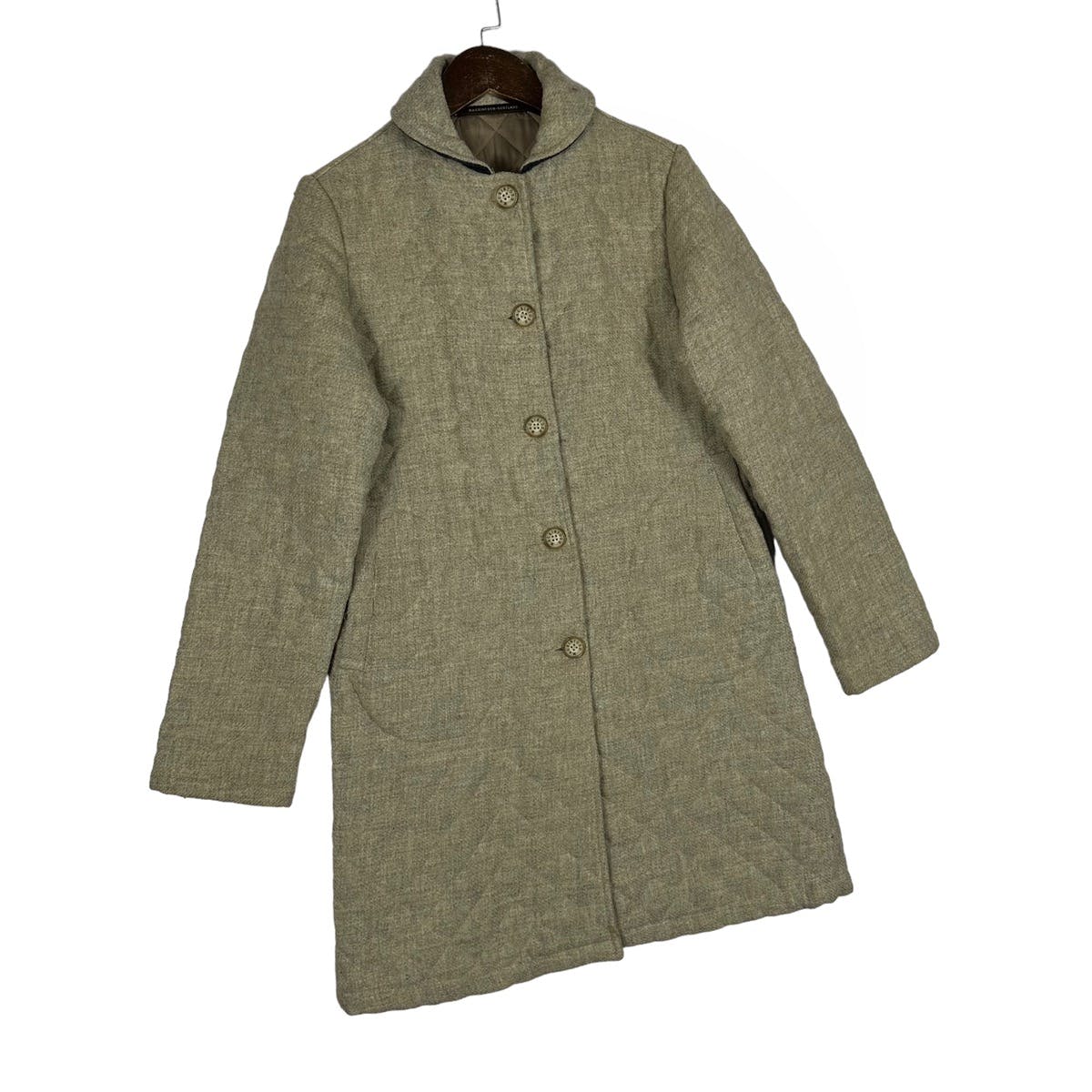 Mackintosh Quilted Beige Coat Jacket - 3