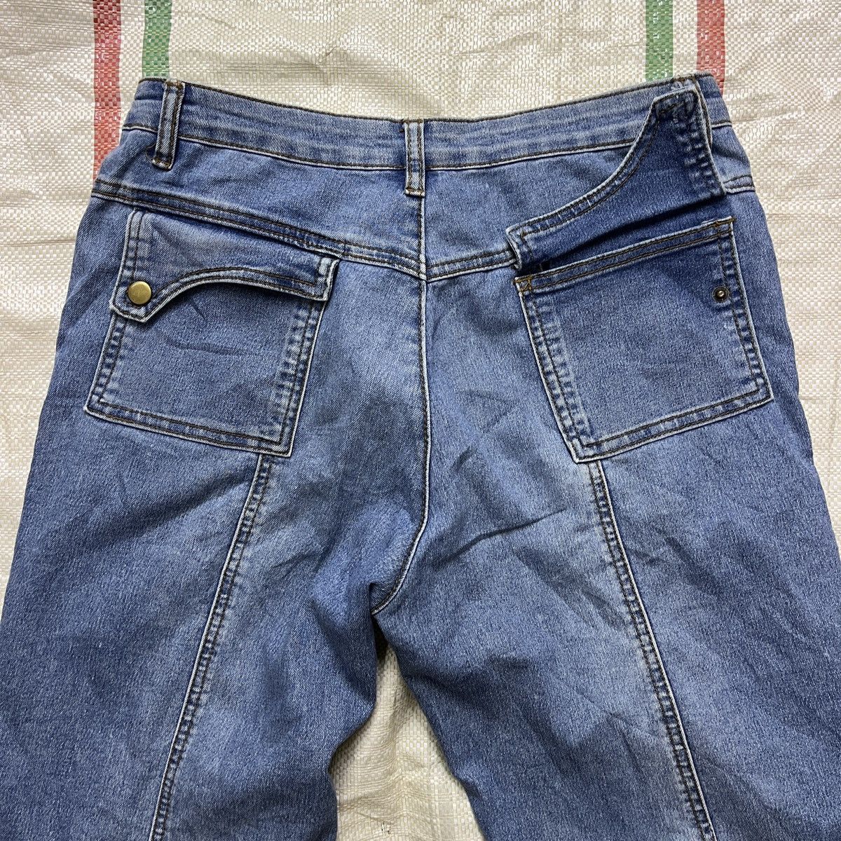 Flared Boot Cut Denim Jeans Japanese Brand - 18
