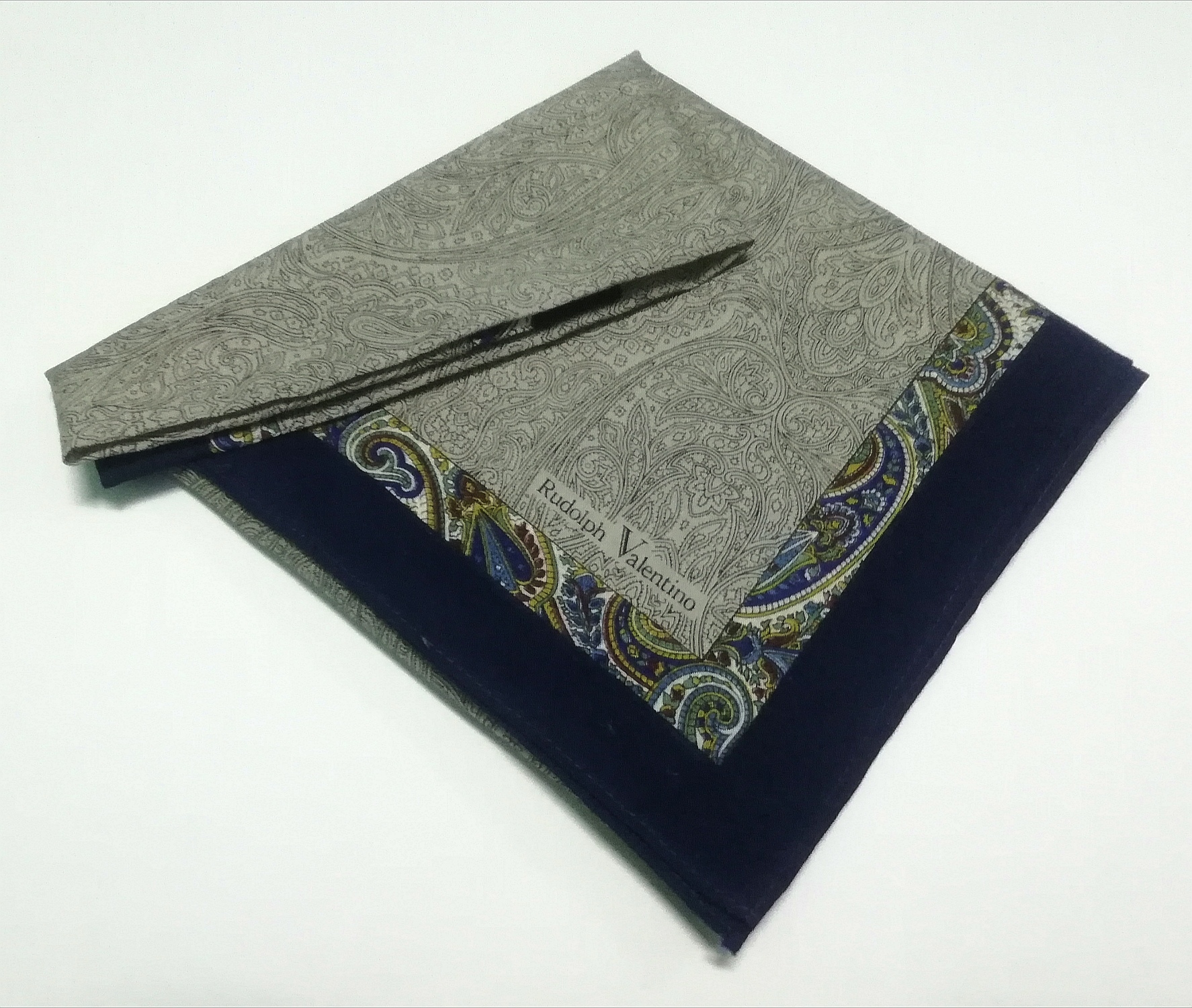 Rudolph Valentino bandana handkerchief Paisley Design - 2