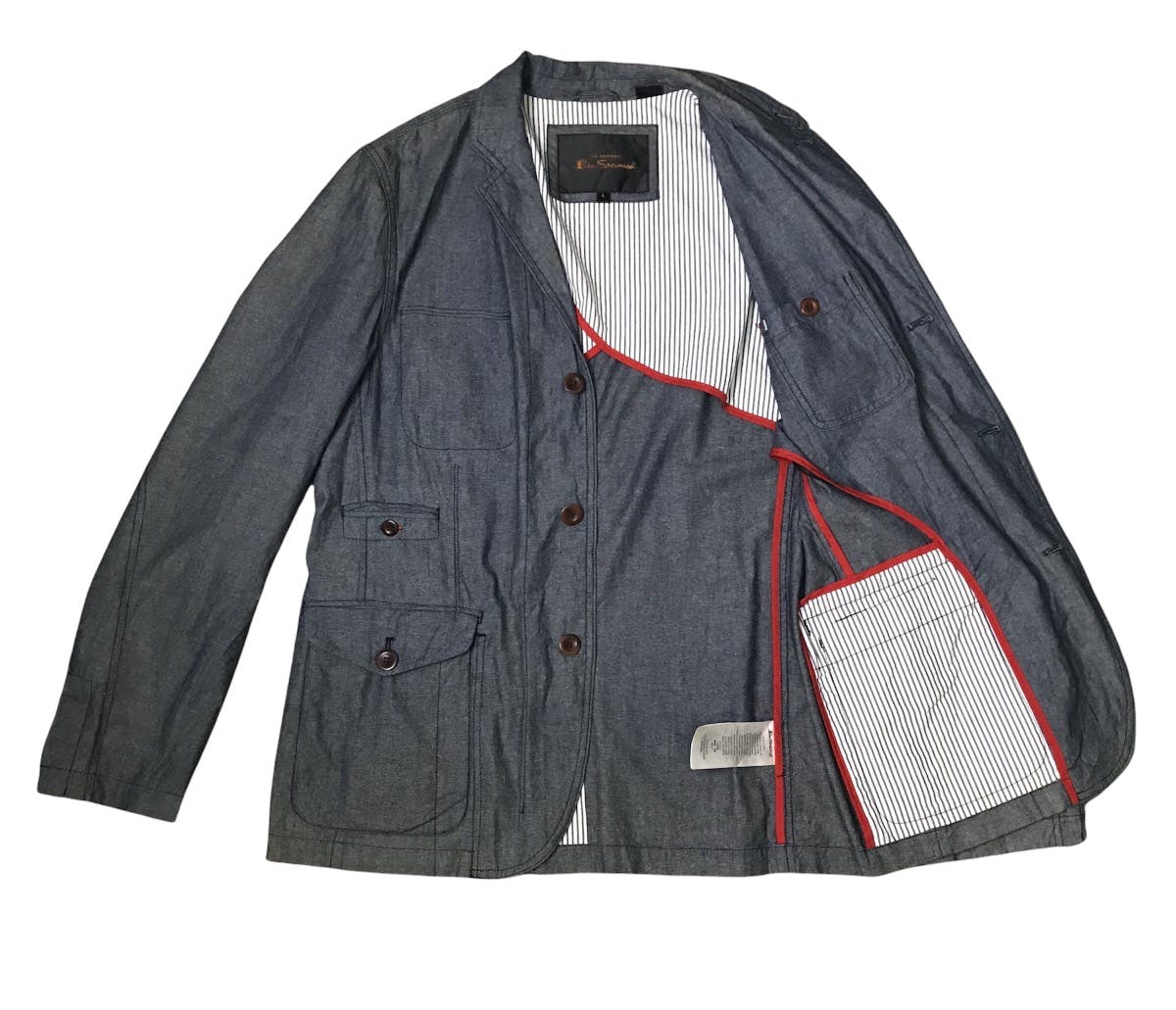 Ben sherman linen chore jacket - 2