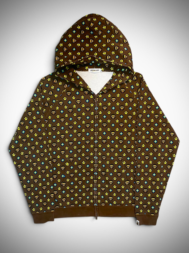2005 OG Baby milo Bape brown monogram - 1