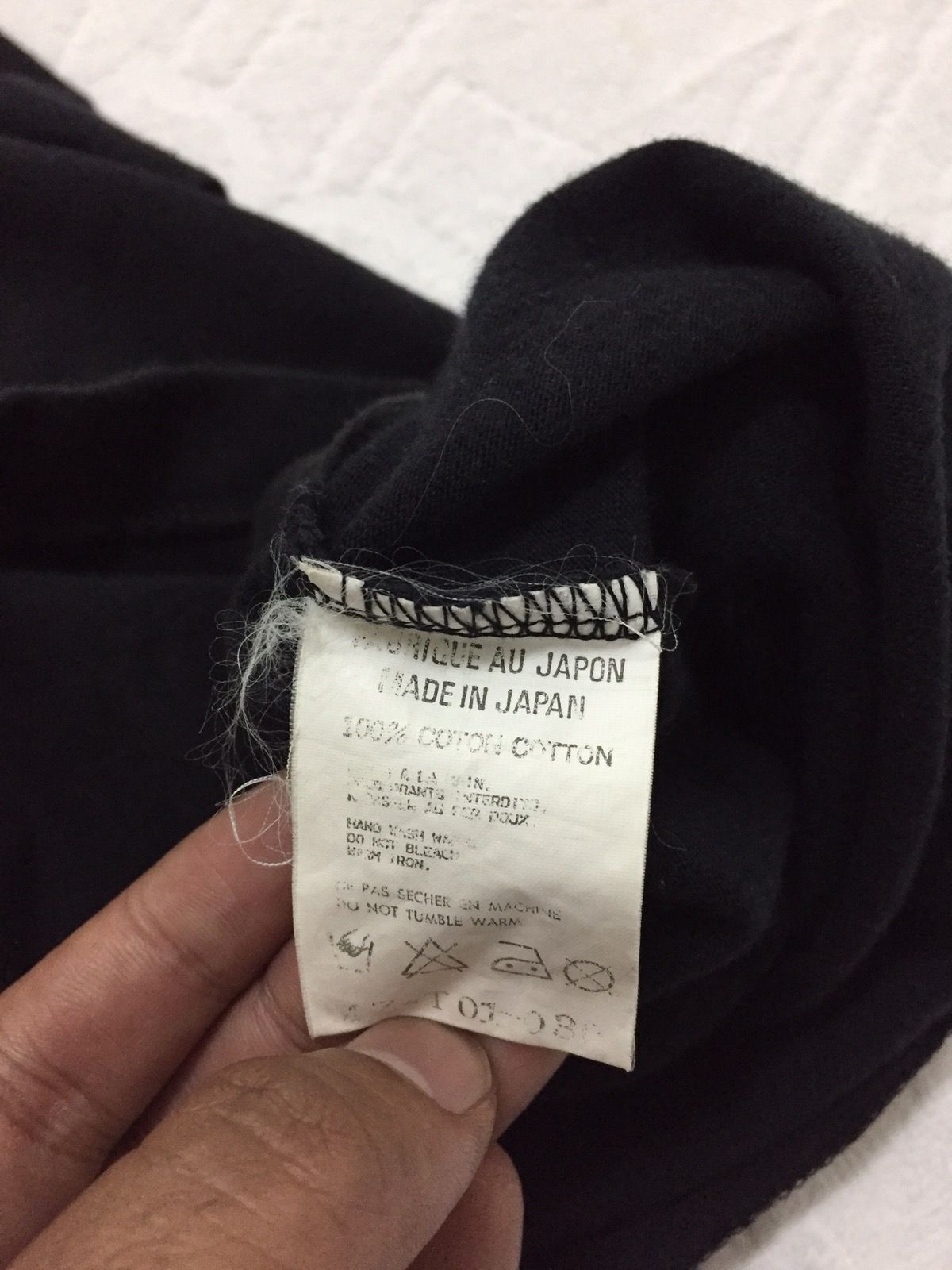 Y’s For Men Plain Made In Japan Black T-shirt - 3