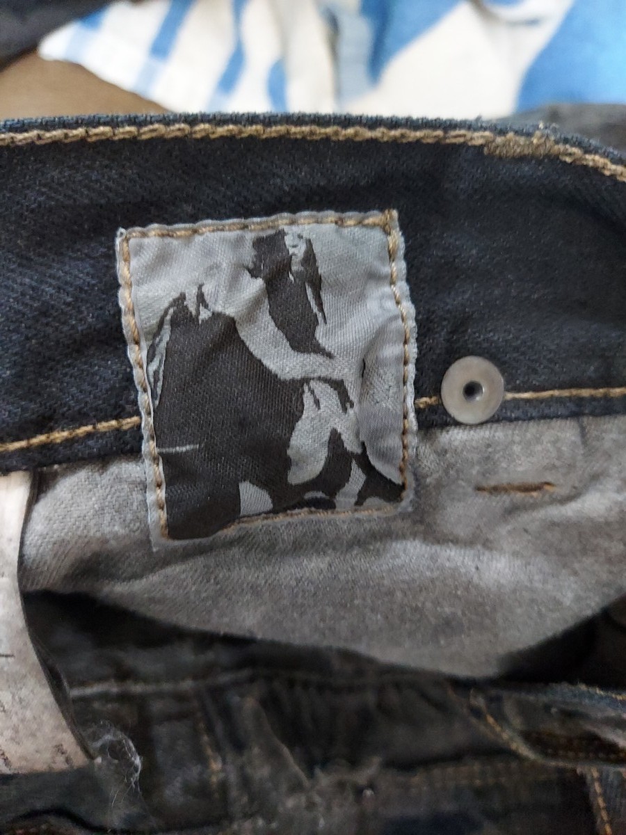 Dirt Dyed HOG Waxed Coat Distressed Detroit Denim Jeans - 4