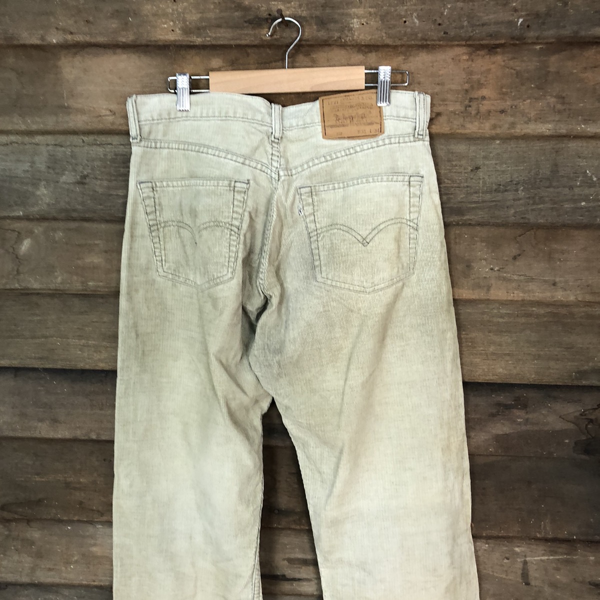 Vintage - Levis Grey Corduroy vintage Pants #4653 - 12