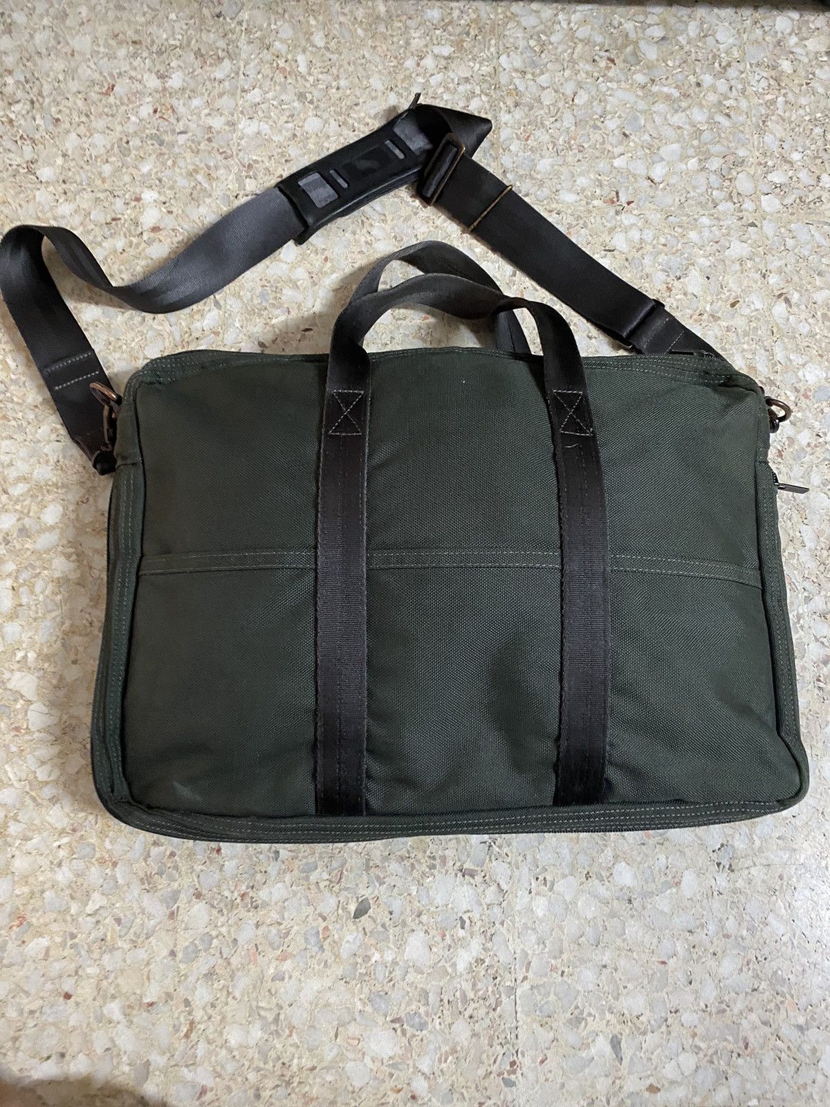 Porter Cordura Messenger Bag Green Army Made in Japan - 10