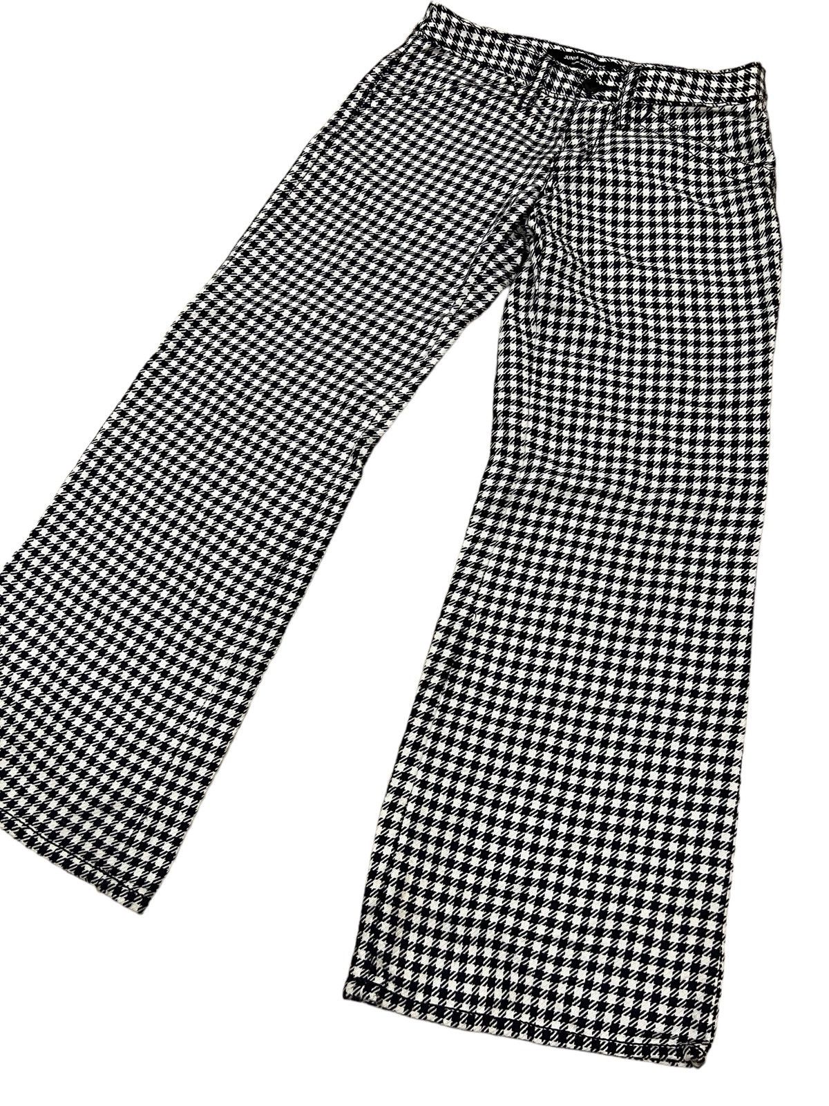 GRAIL•FW03 Junya Watanabe Checkerboard Flare Pants - 1