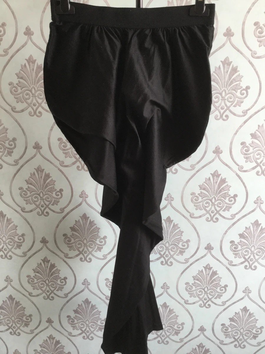 Round silk polyester avant-garde pants by a - 2