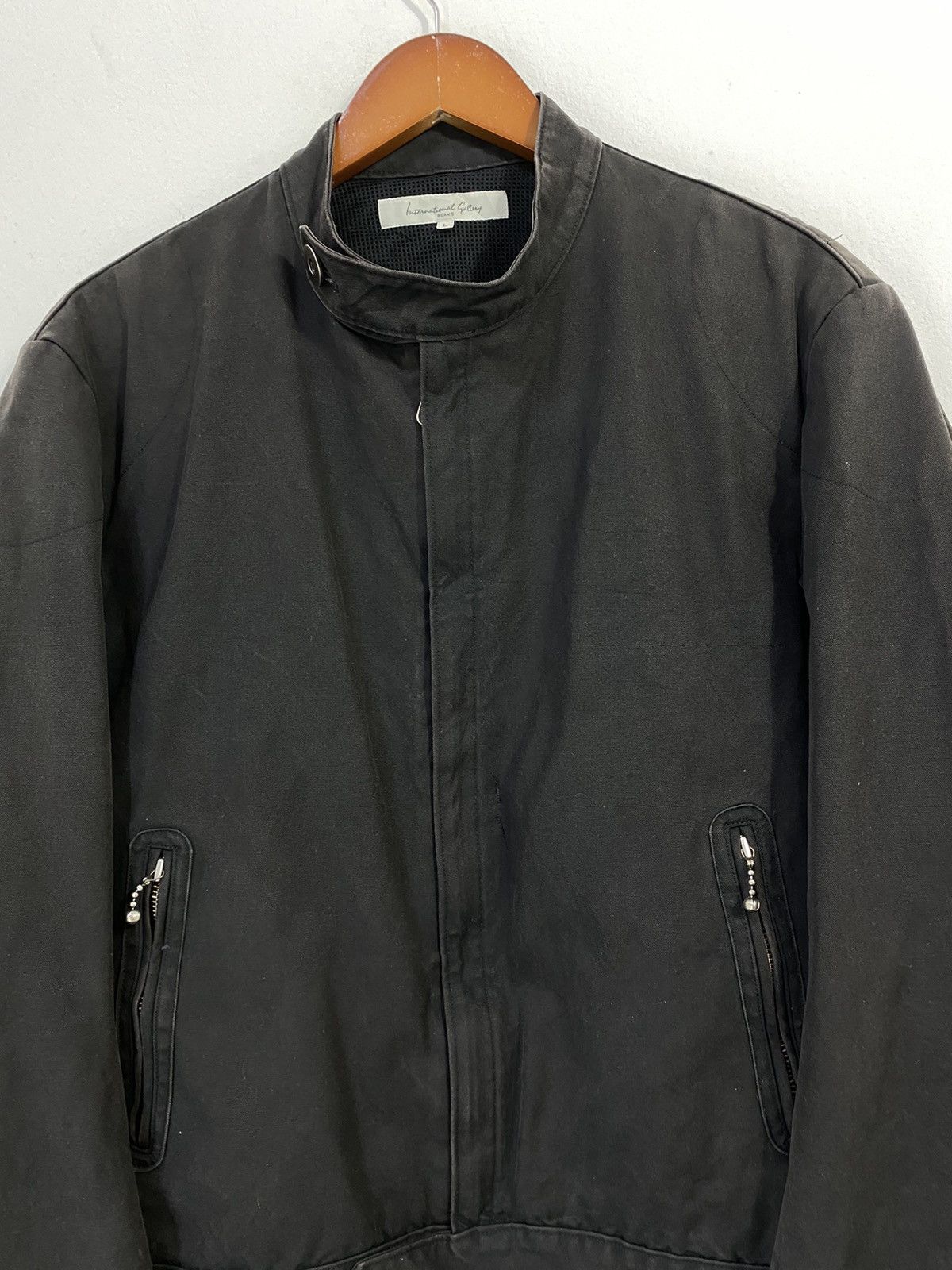 Beams International Gallery Biker Jacket Design Black Color - 4