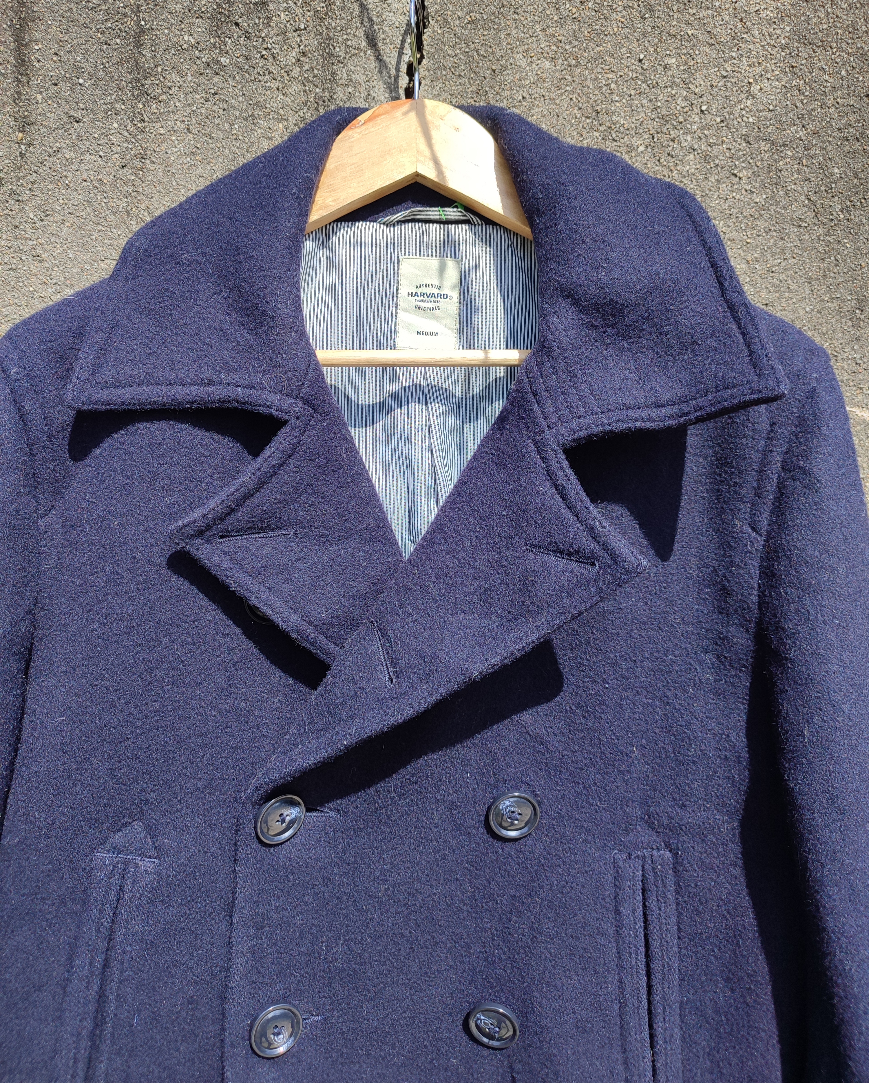 Vintage - Vintage Harvard Asymmetrical Wool Coat Jacket - 6