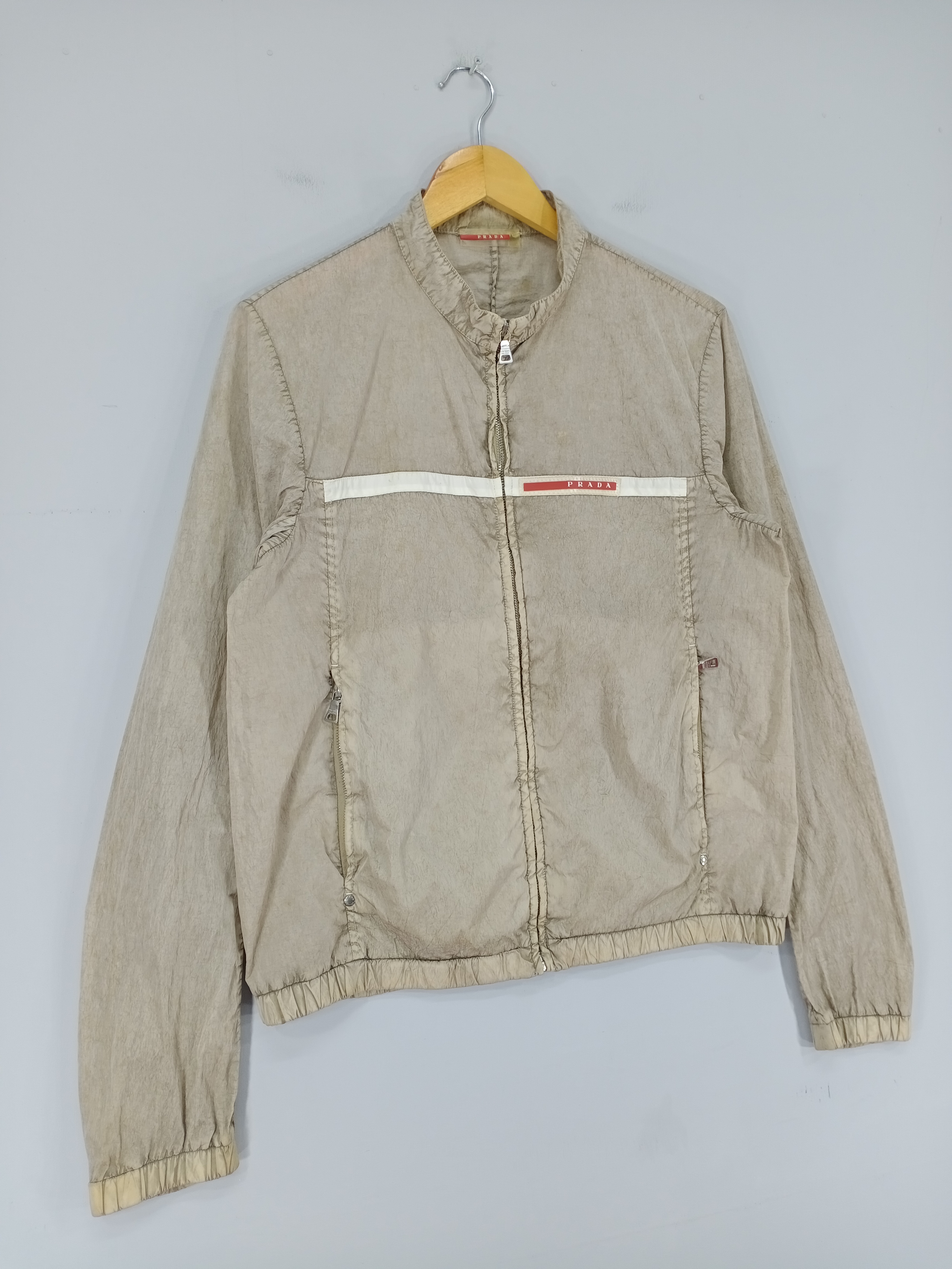?RARE?Vintage Prada Linea Rossa Windbreaker Jacket
