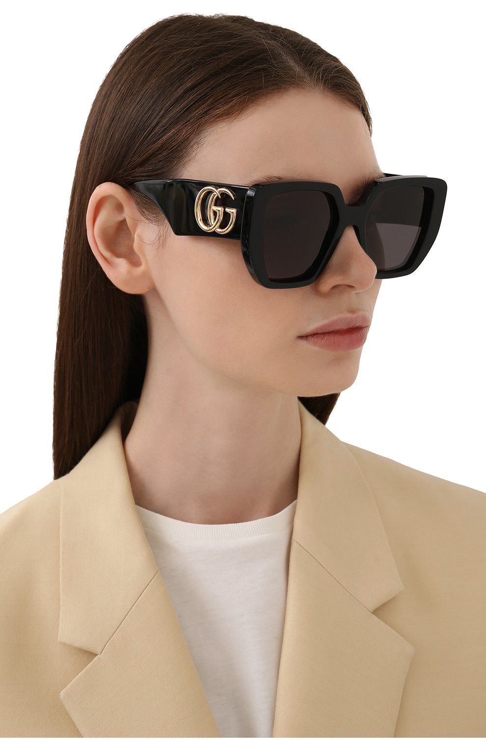 NEW GUCCI GG0956S 001 GUCCI SUNGLASSES GG0956S BLACK - 6