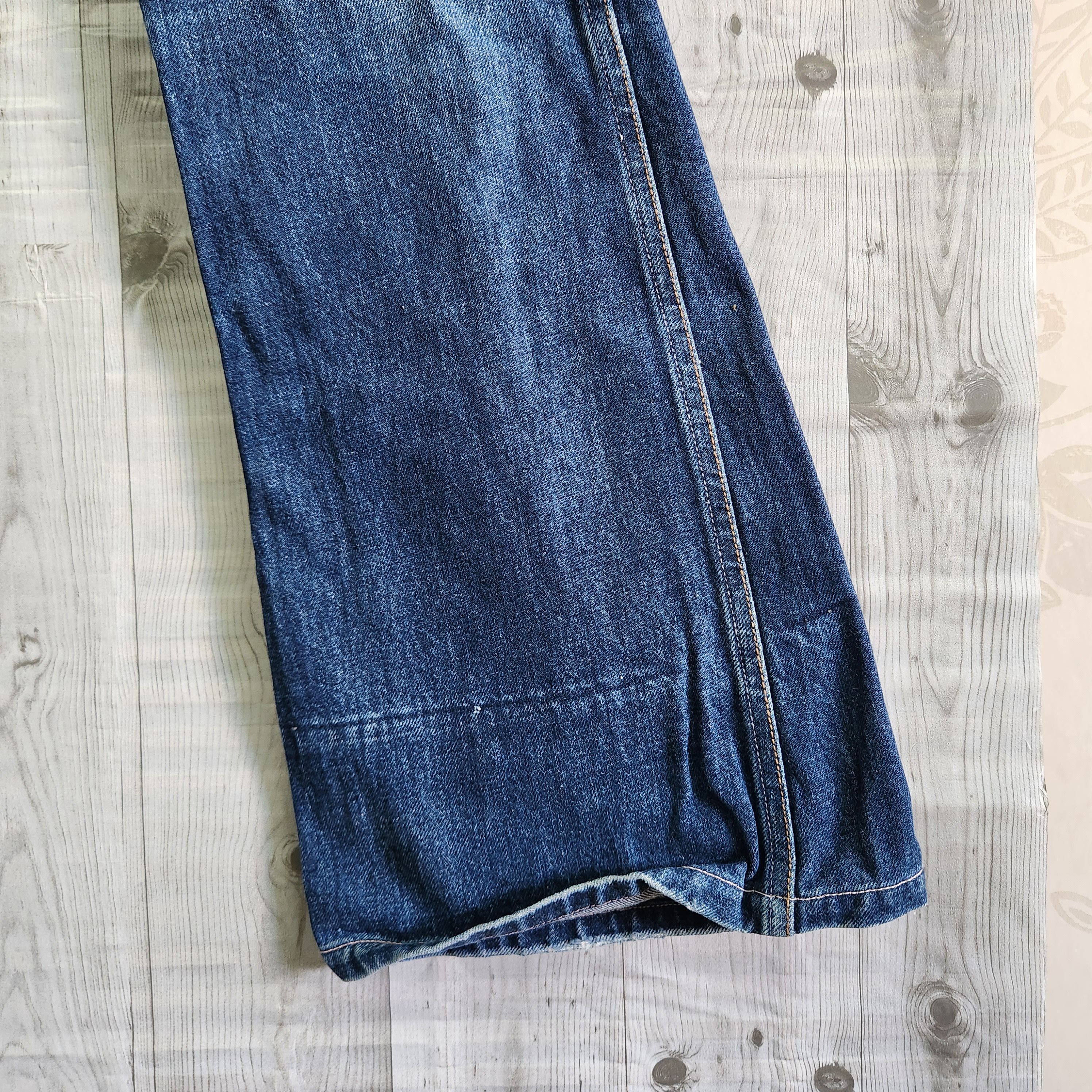 Vintage Flared Acme Clothing Japan Bush Pants Denim - 11