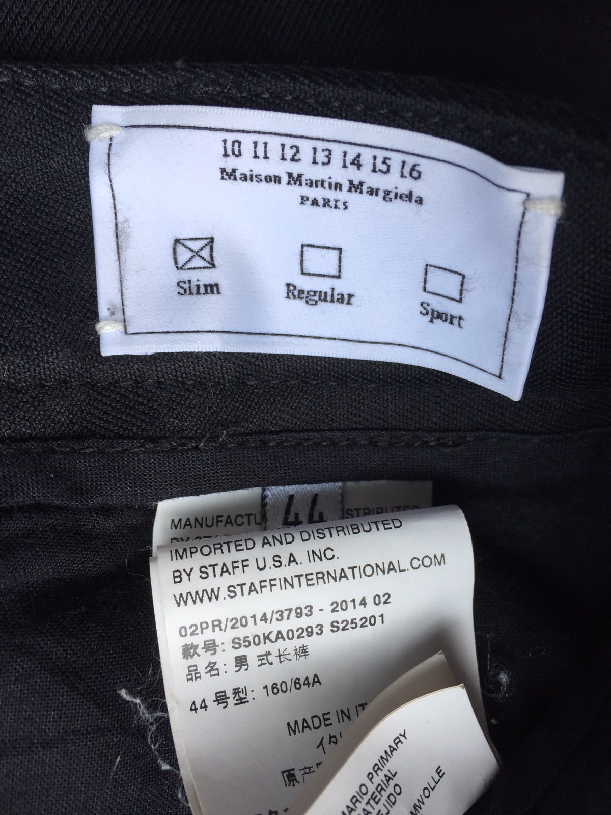 AW14 MMM 10 Slim jersey Dart pants - 7