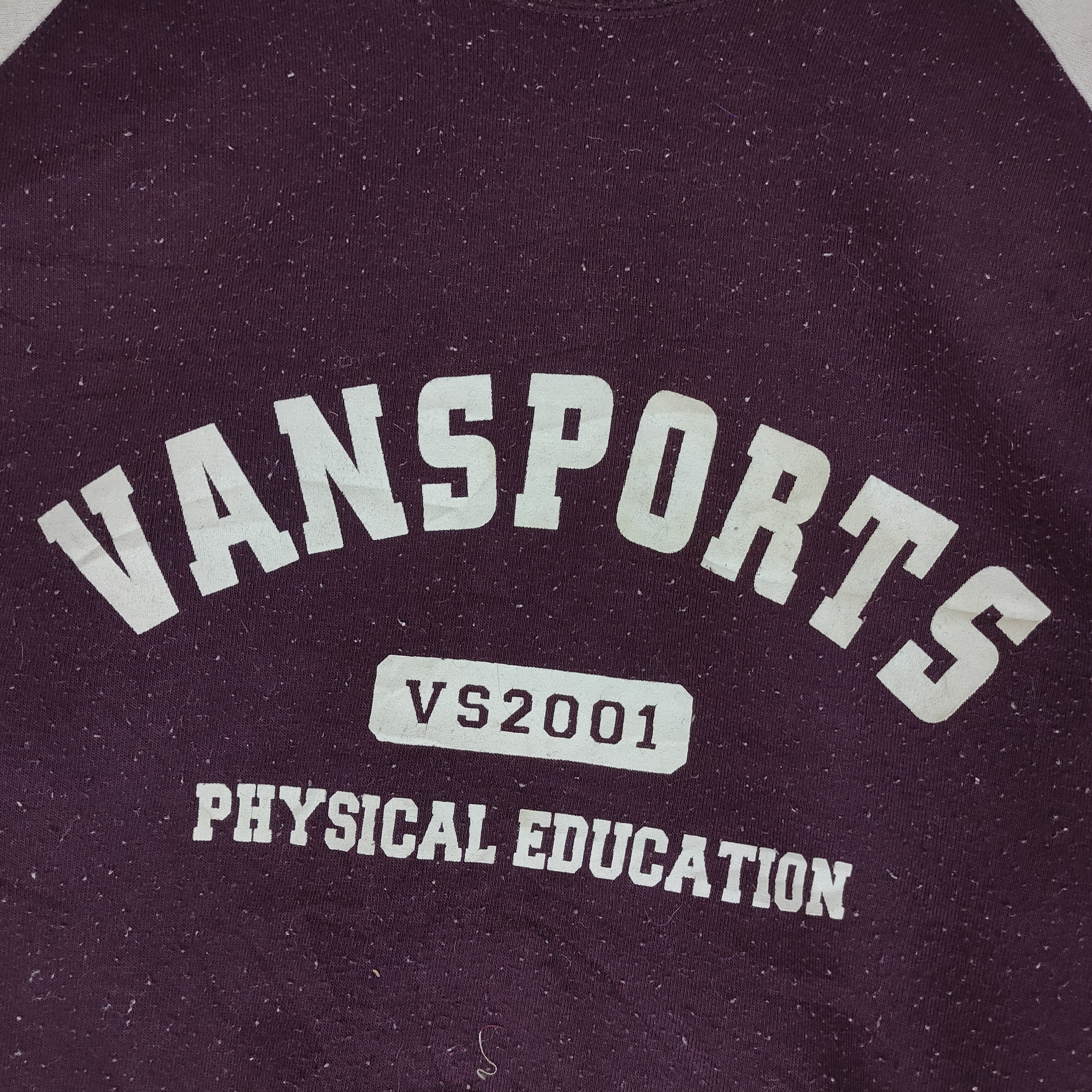 Designer - VANSPORT PHYSICAL EDUCATION Spellout Printed Sweatshirt - 2