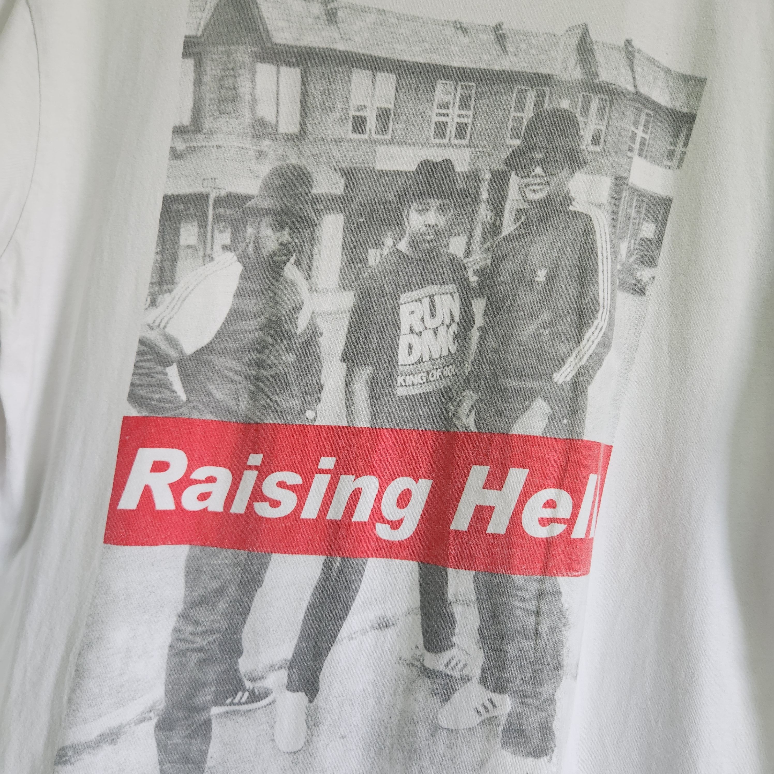 Run DMC Raising Hell Big Printed White TShirt - 14