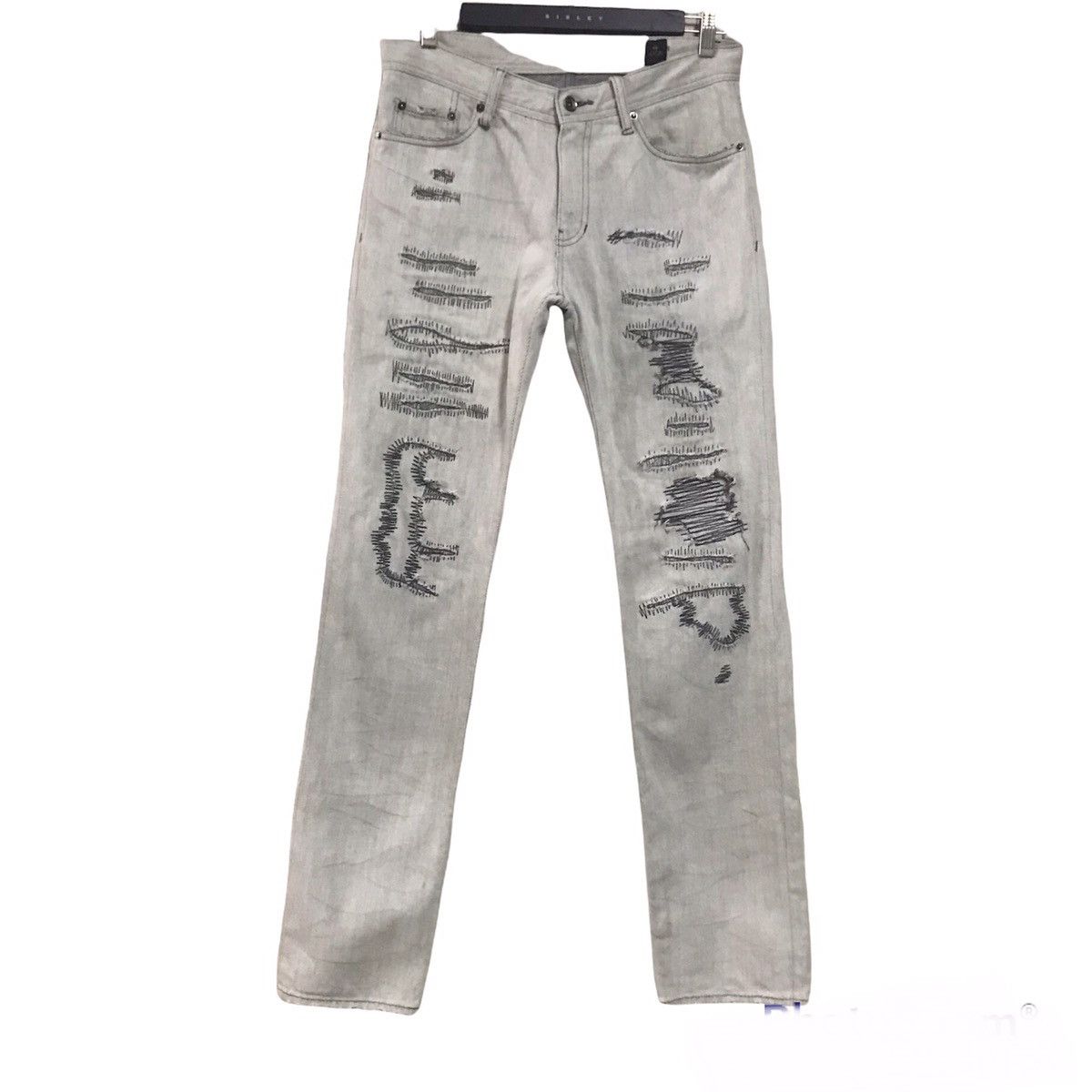 Japanese Brand - Semantic Design Distressed Denim Jeans - 1