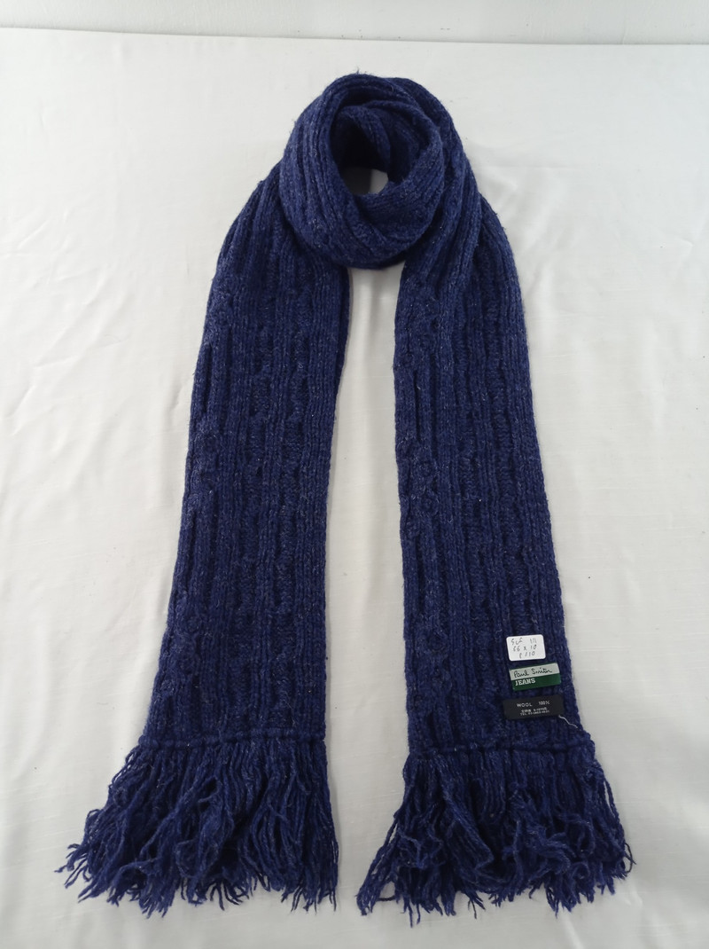 Paul Smith Plain Wool Scarf / Muffler / Neck Wear - 1