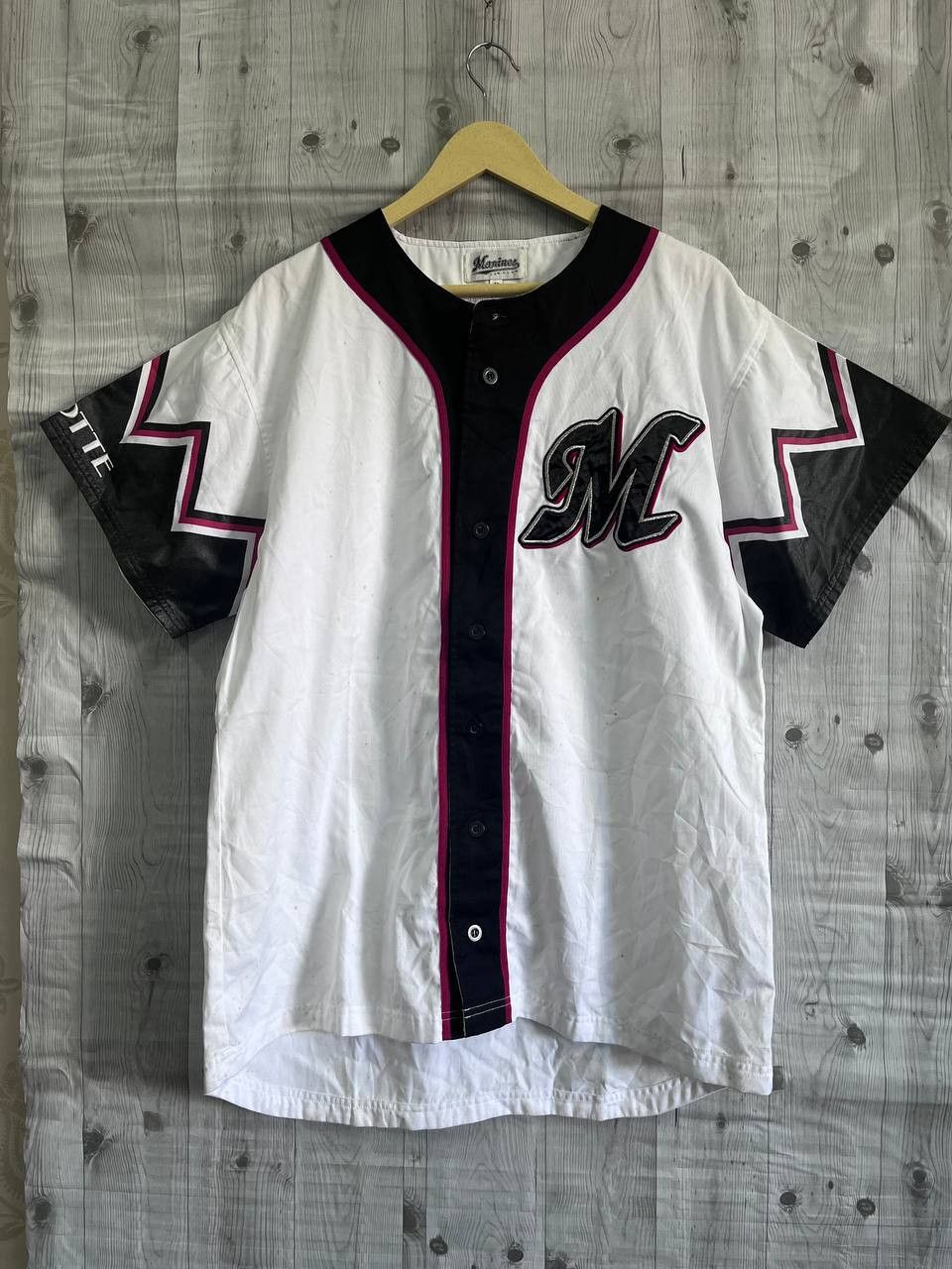 Sportswear - Vintage Japan Baseball Team Jersey Marines 1990s - 1