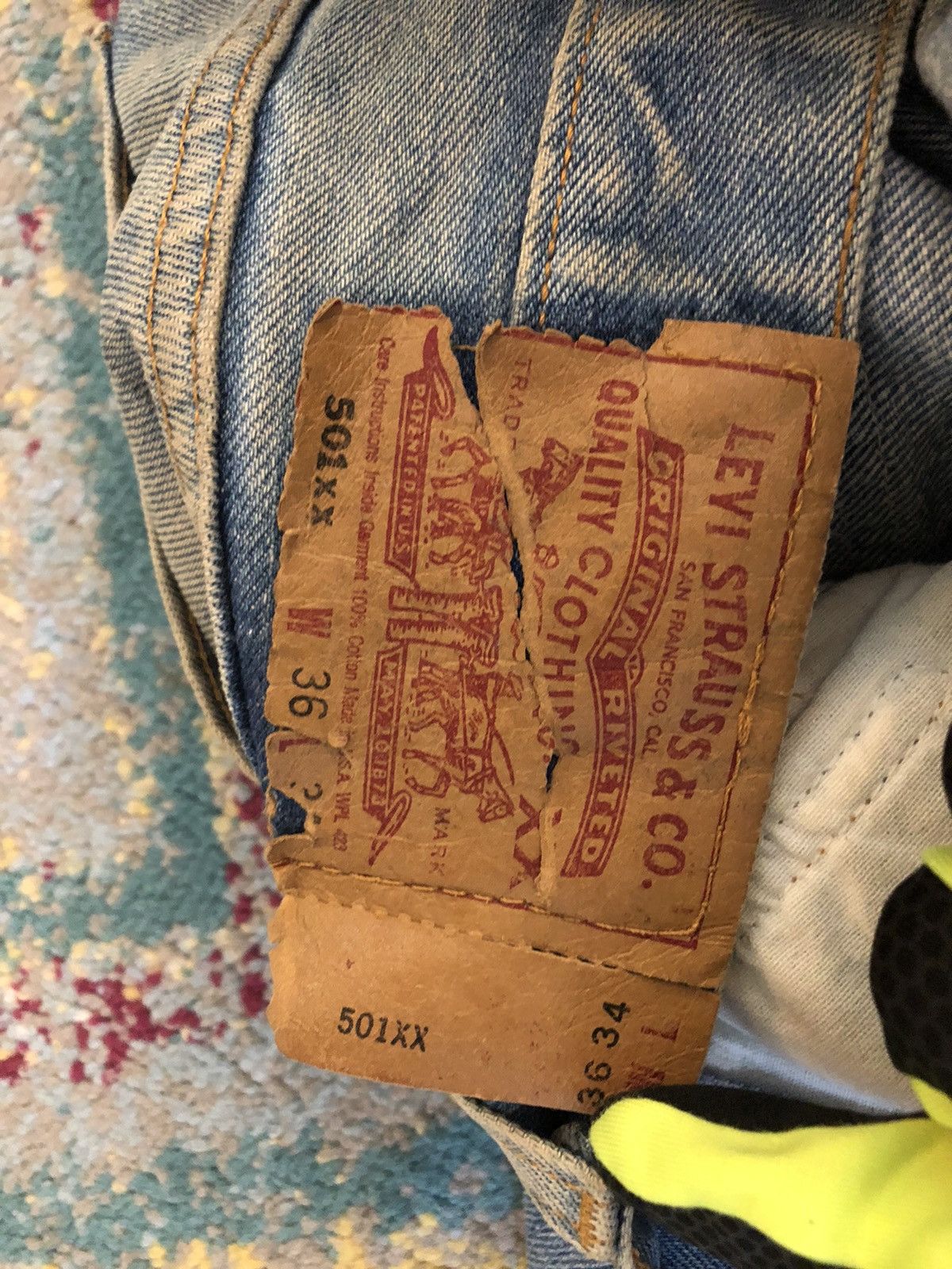 Levis 501xx Jeans Vintage Acid wash 1998 - 11