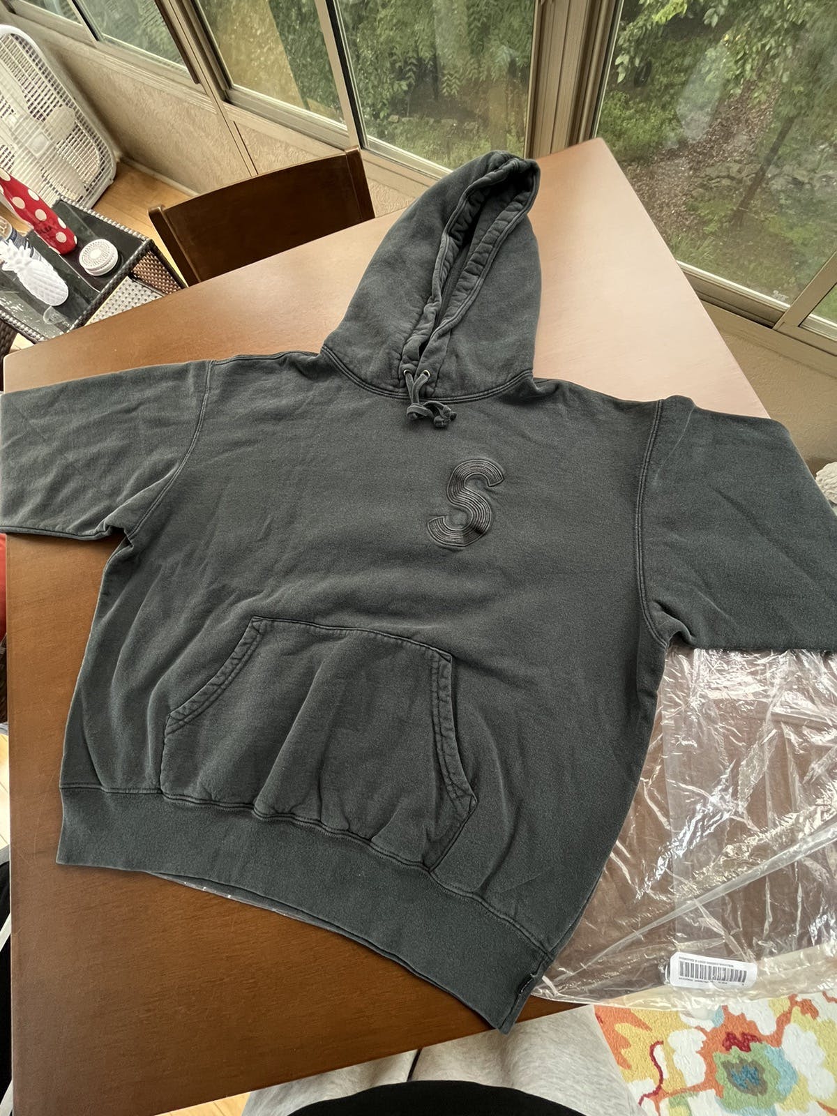 Supreme Supreme Overdyed S Logo Hoodie SS23 Black | kchype