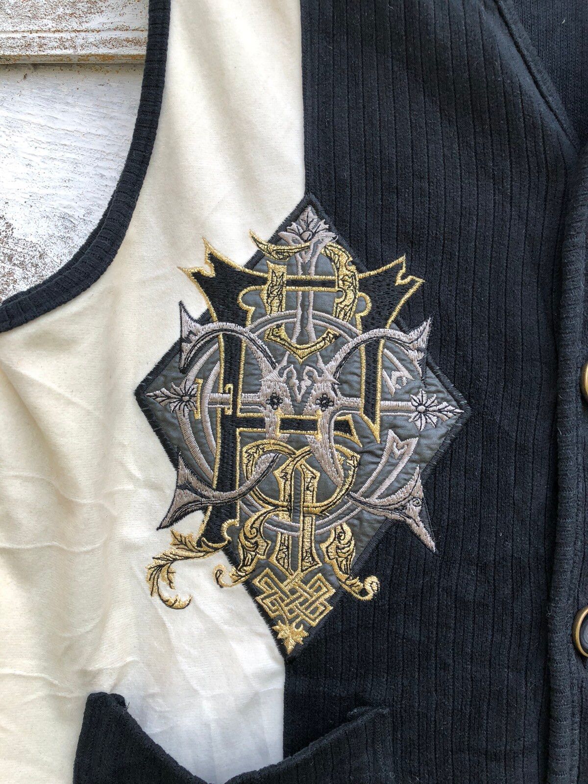✔️Rare✔️ Playboy Collection Embroidry Cotton Vest - 4