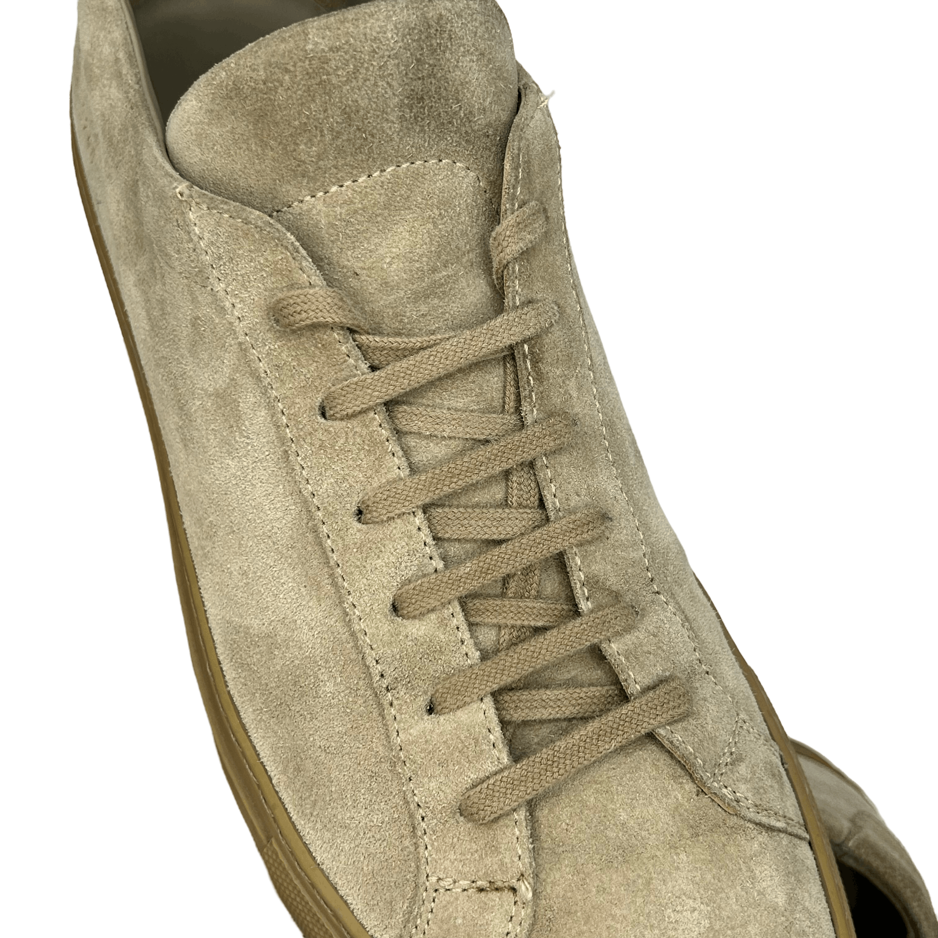 Taupe Suede Achilles Low Sneakers - 14