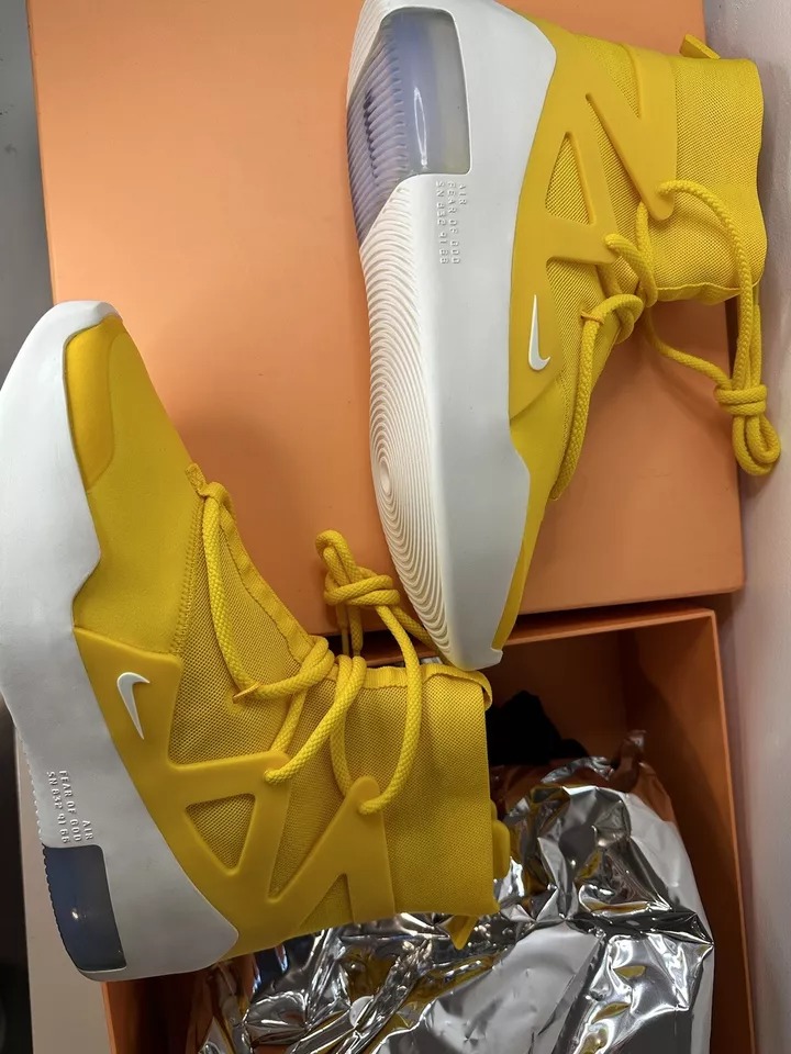 Nike Air Fear Of God 1 Yellow 'The Atmosphere' - 2