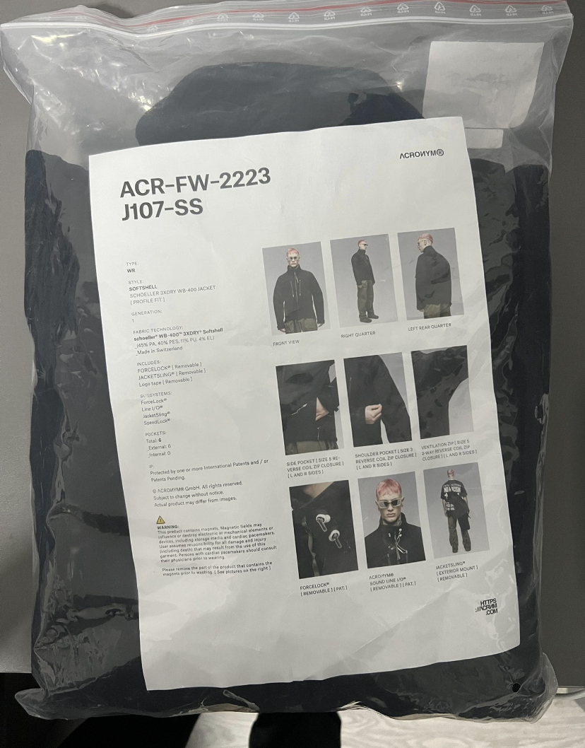 ACRONYM j107-ss Jacket | andreagori | REVERSIBLE ACRONYM j107-ss Jacket | andreagori | REVERSIBLE