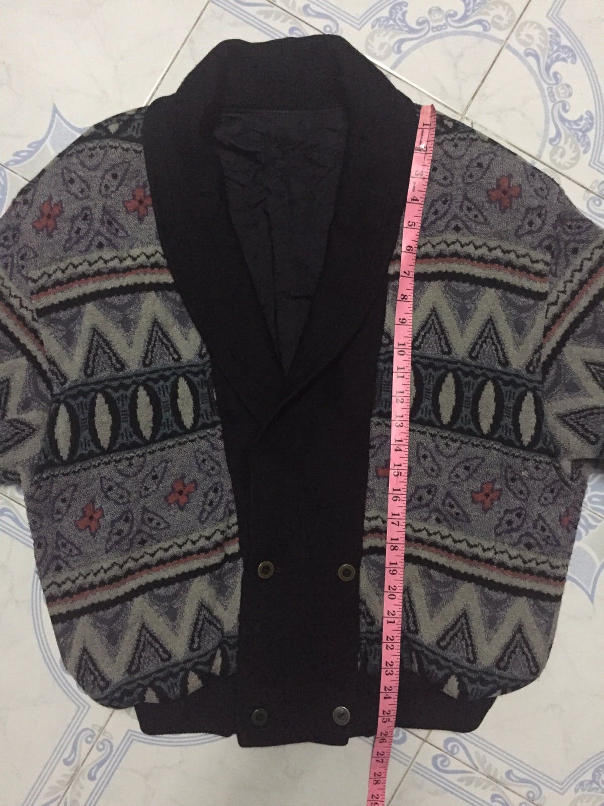 Balenciaga Sport CozyOverprint Knit Jacket Sweater Cardigan - 23