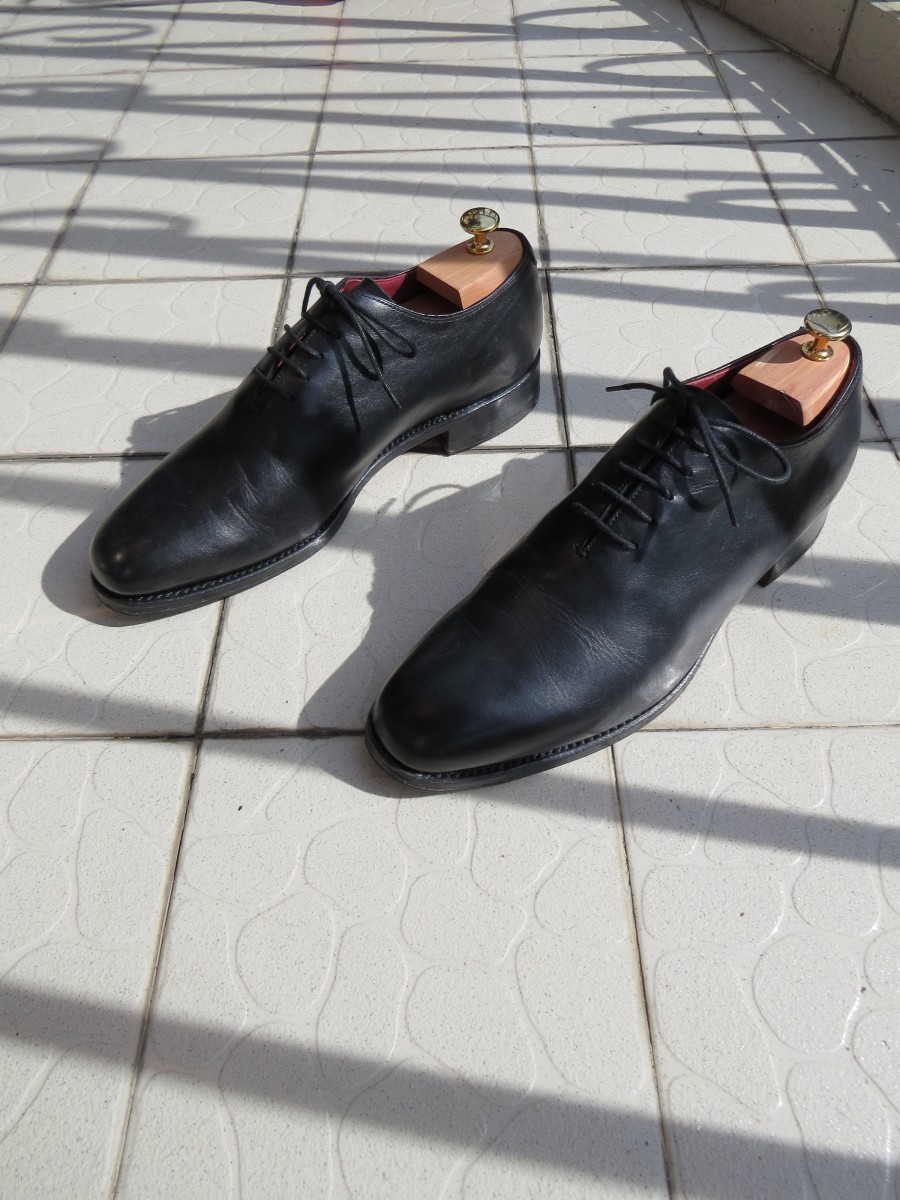 Barker - Wholecut French Calf Oxfords - 13