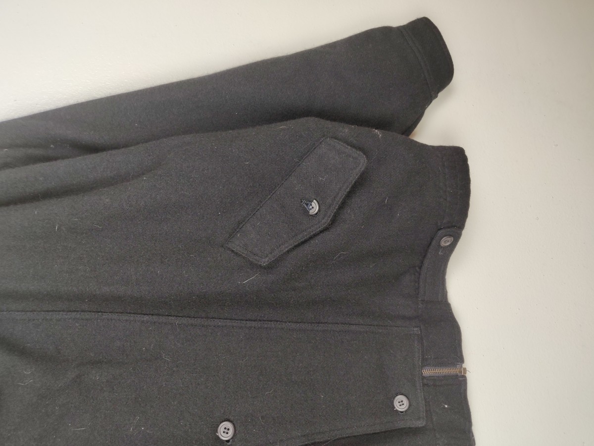 Bomber Style Jacket - Dalchan Japan Wool Oversized Jacket Bomber Style Outerwear - 6
