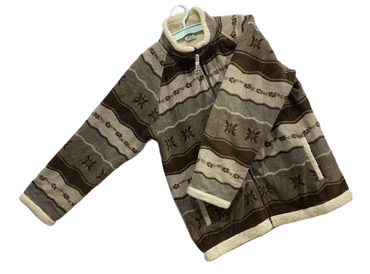 Vintage - Piko Hawaii Fullprint Sherpa Fleece Jacket - 5